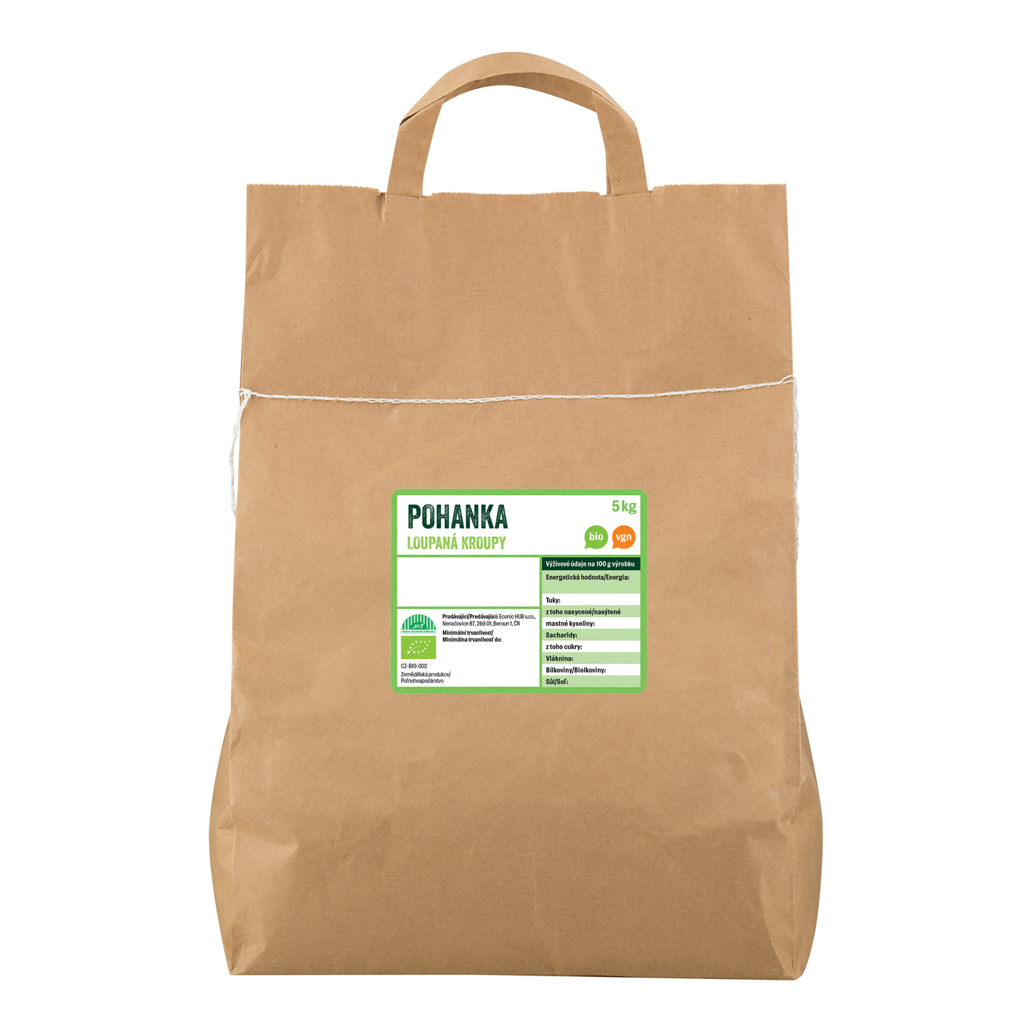 111109 Pohanka loupaná kroupy 5 kg BIO COUNTRY LIFE-4
