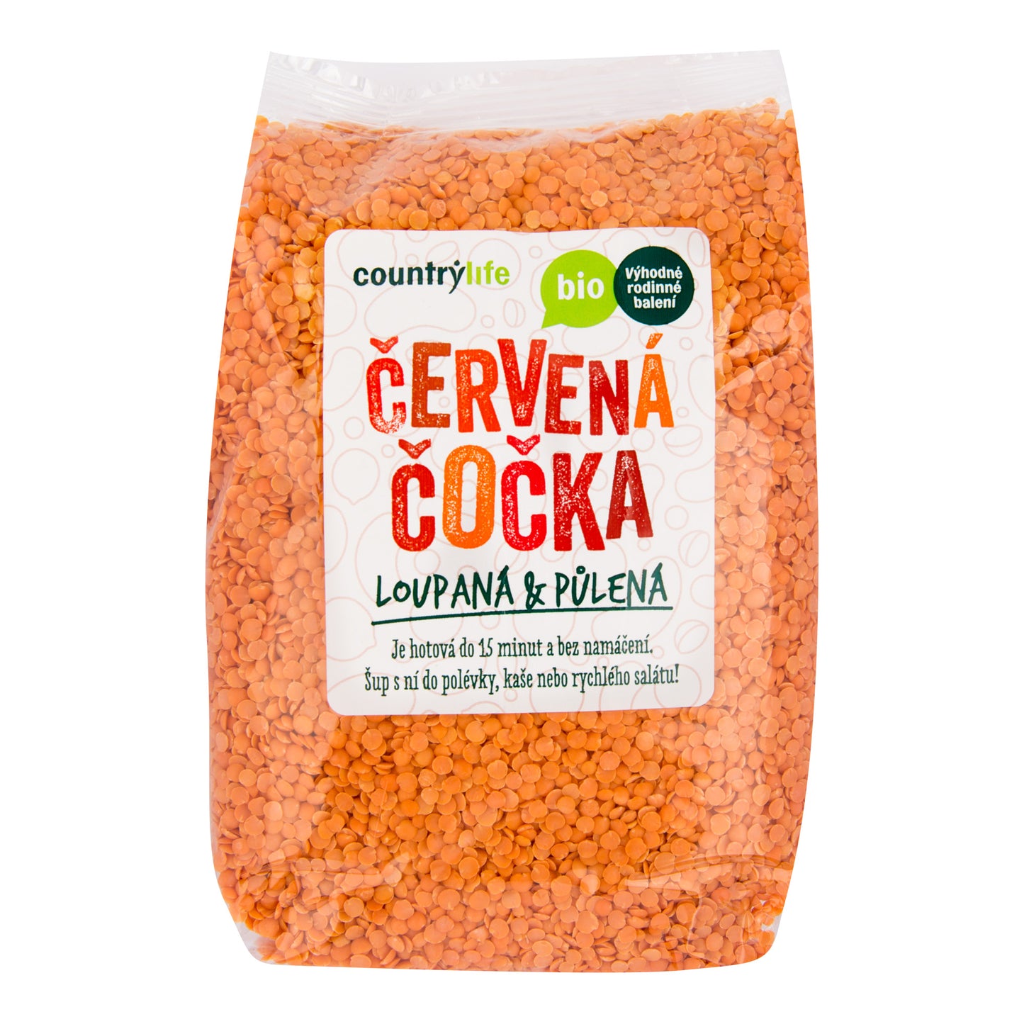 120062 Čočka červená půlená 1 kg BIO COUNTRY LIFE-1