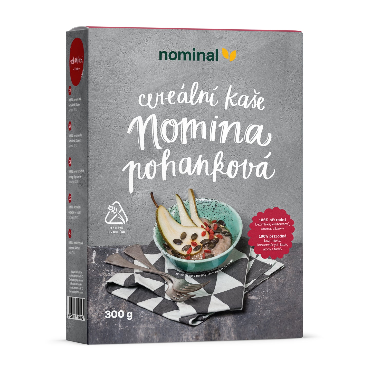 233007 Kaše pohanková bezlepková Nomina 300 g NOMINAL-1