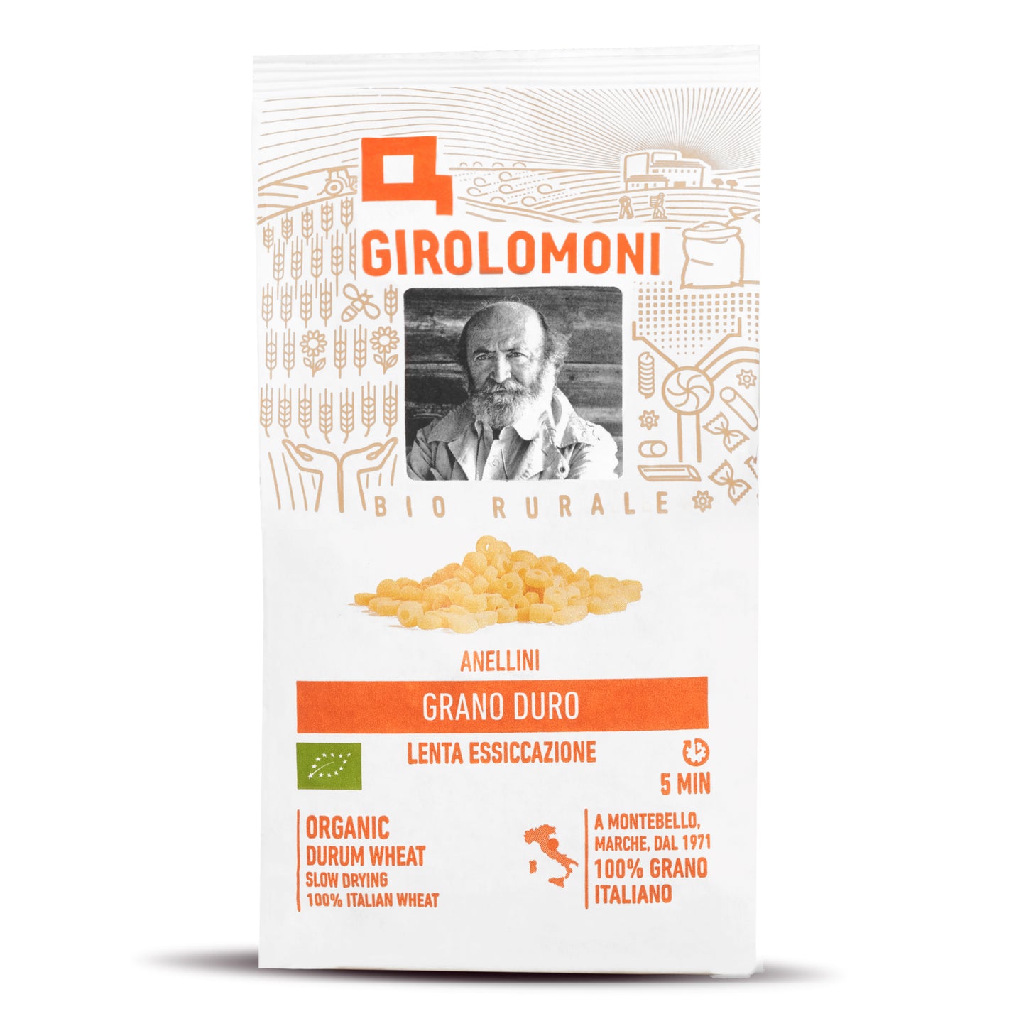 260152 Těstoviny anellini polévkové semolinové 500 g BIO GIROLOMONI-1