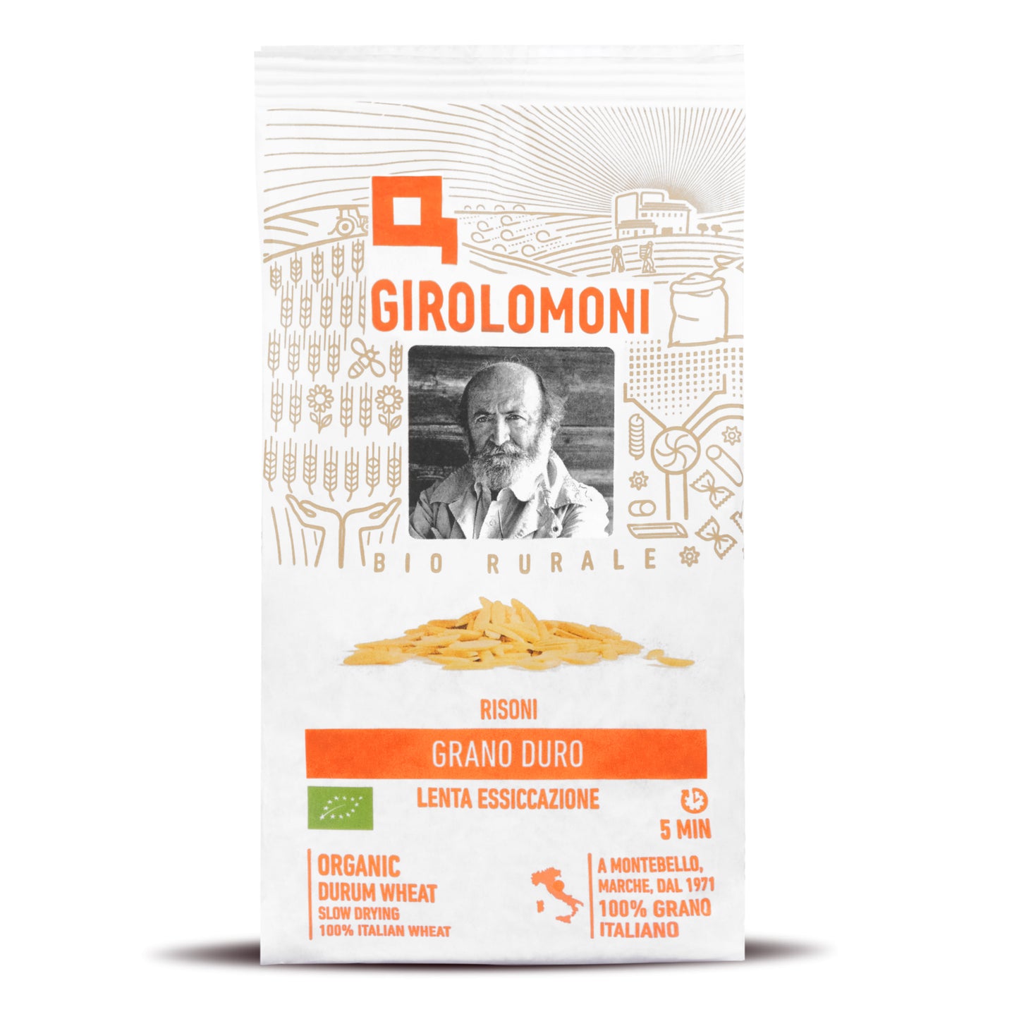 260153 Těstoviny risoni polévkové semolinové 500 g BIO GIROLOMONI-1