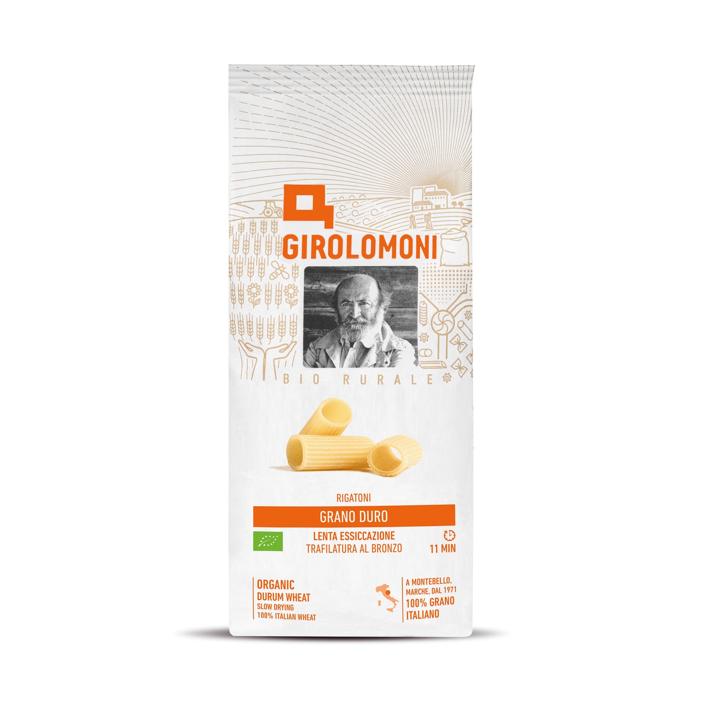 260179 Těstoviny rigatoni semolinové 500 g BIO GIROLOMONI-1