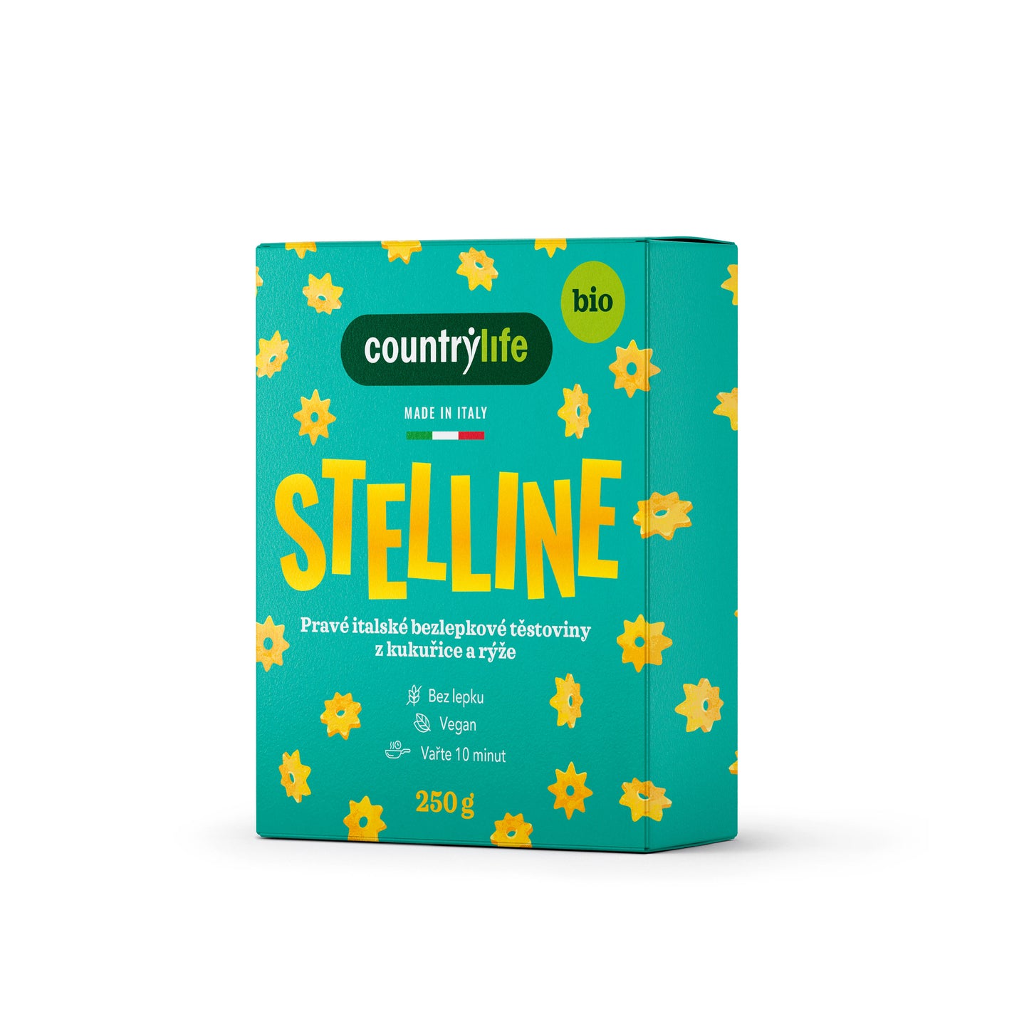 260187 Těstoviny stelline kukuřično-rýžové 250 g BIO COUNTRY LIFE-1