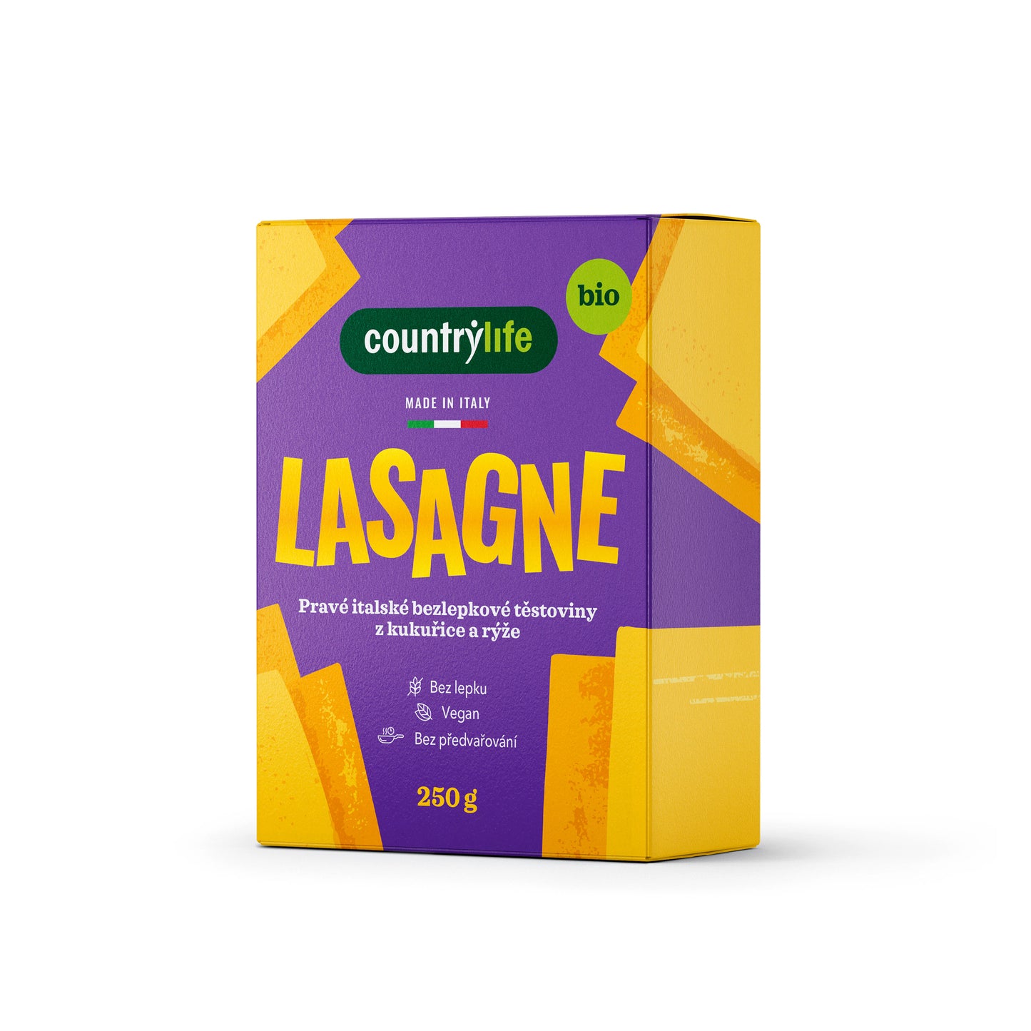260190 Těstoviny lasagne kukuřično-rýžové 250 g BIO COUNTRY LIFE-1