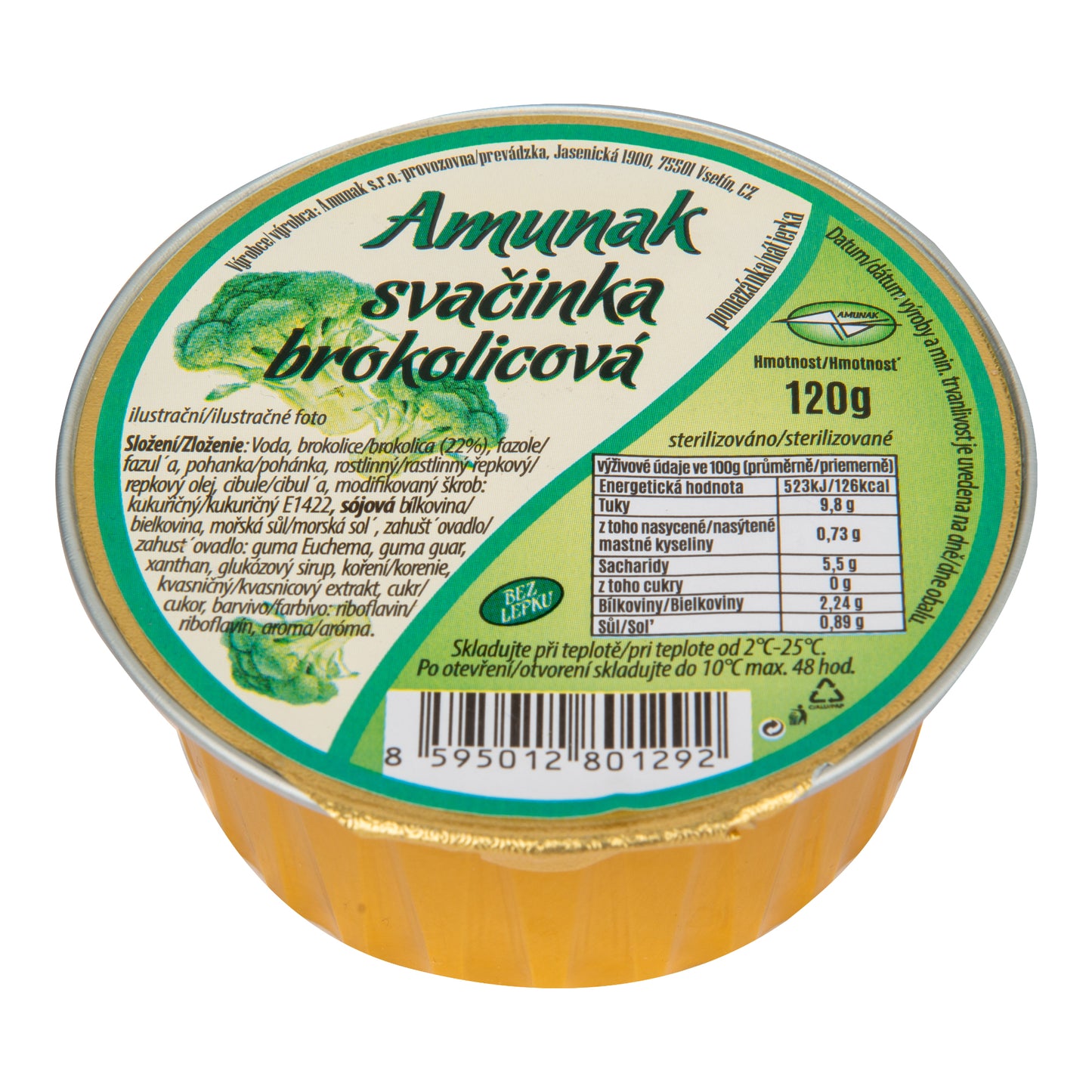 313009 Svačinka brokolicová 120 g AMUNAK-1
