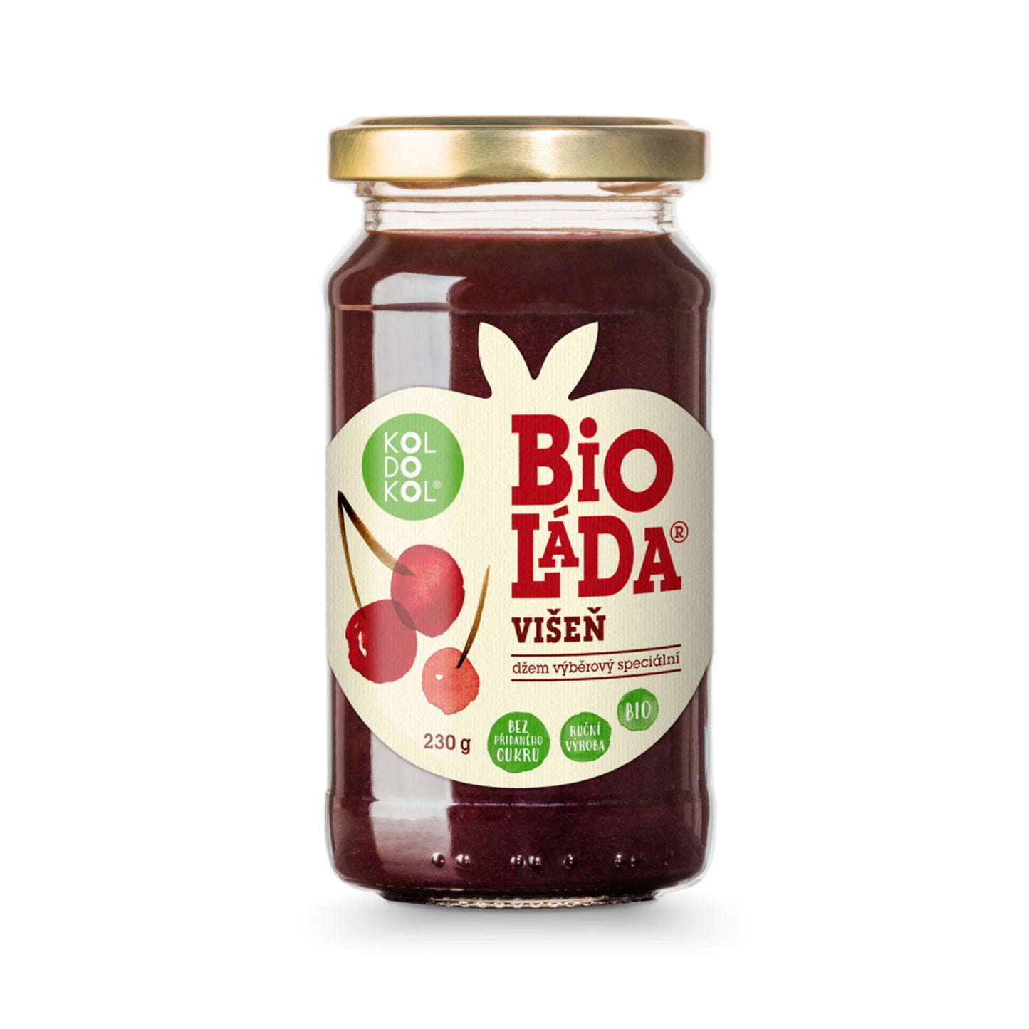 330118 Bioláda pomazánka ovocná višeň 230 g BIO KOLDOKOL-1