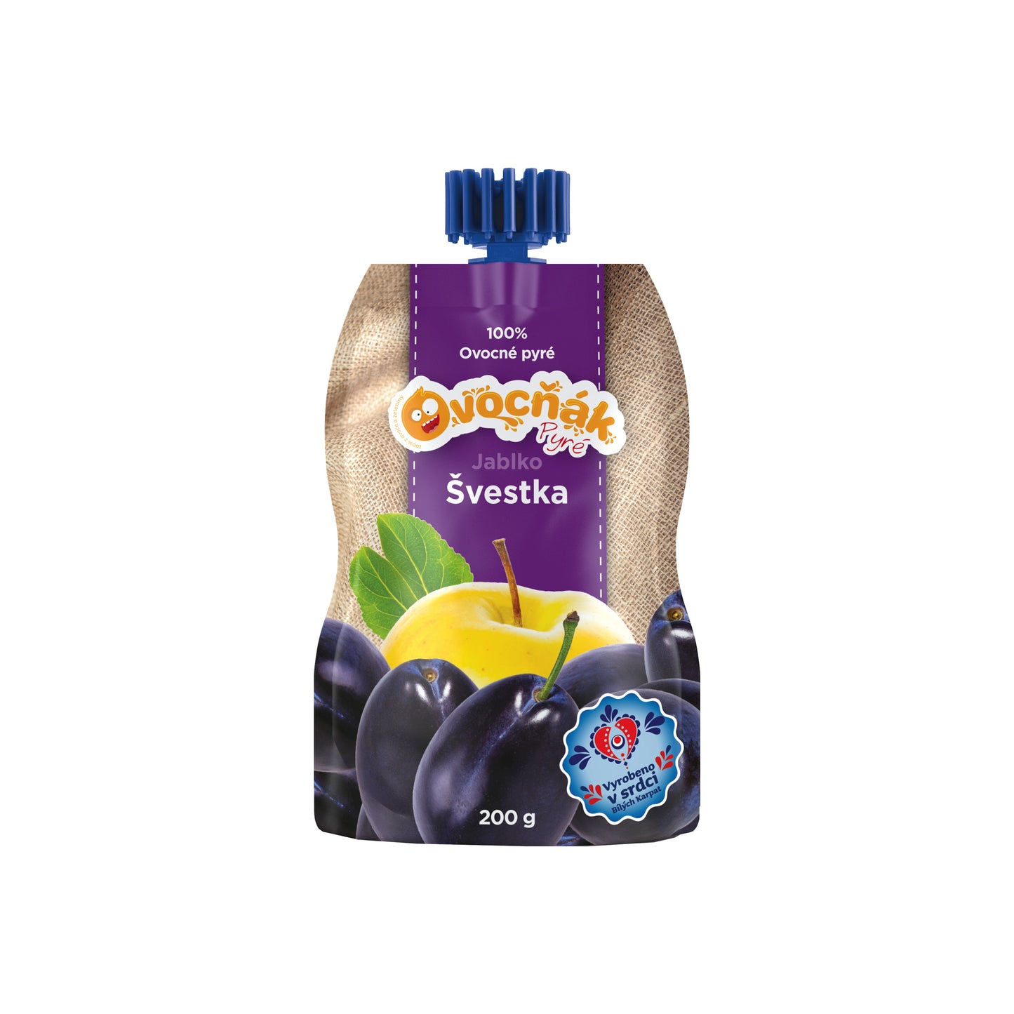 332057 Kapsička Jablko-Švestka 200 g OVOCŇÁK-1