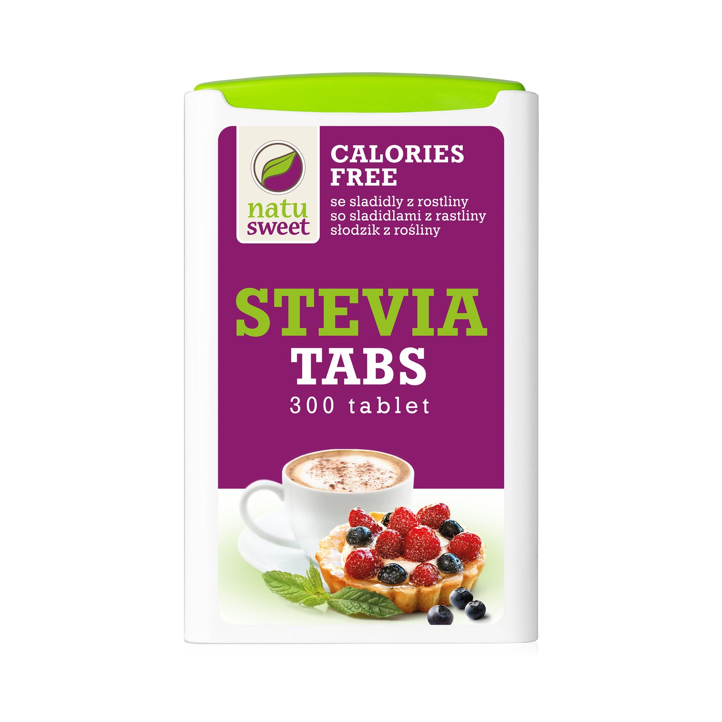 423039 Sladidlo ze stévie 300 tablet v dávkovači 18 g NATUSWEET-1