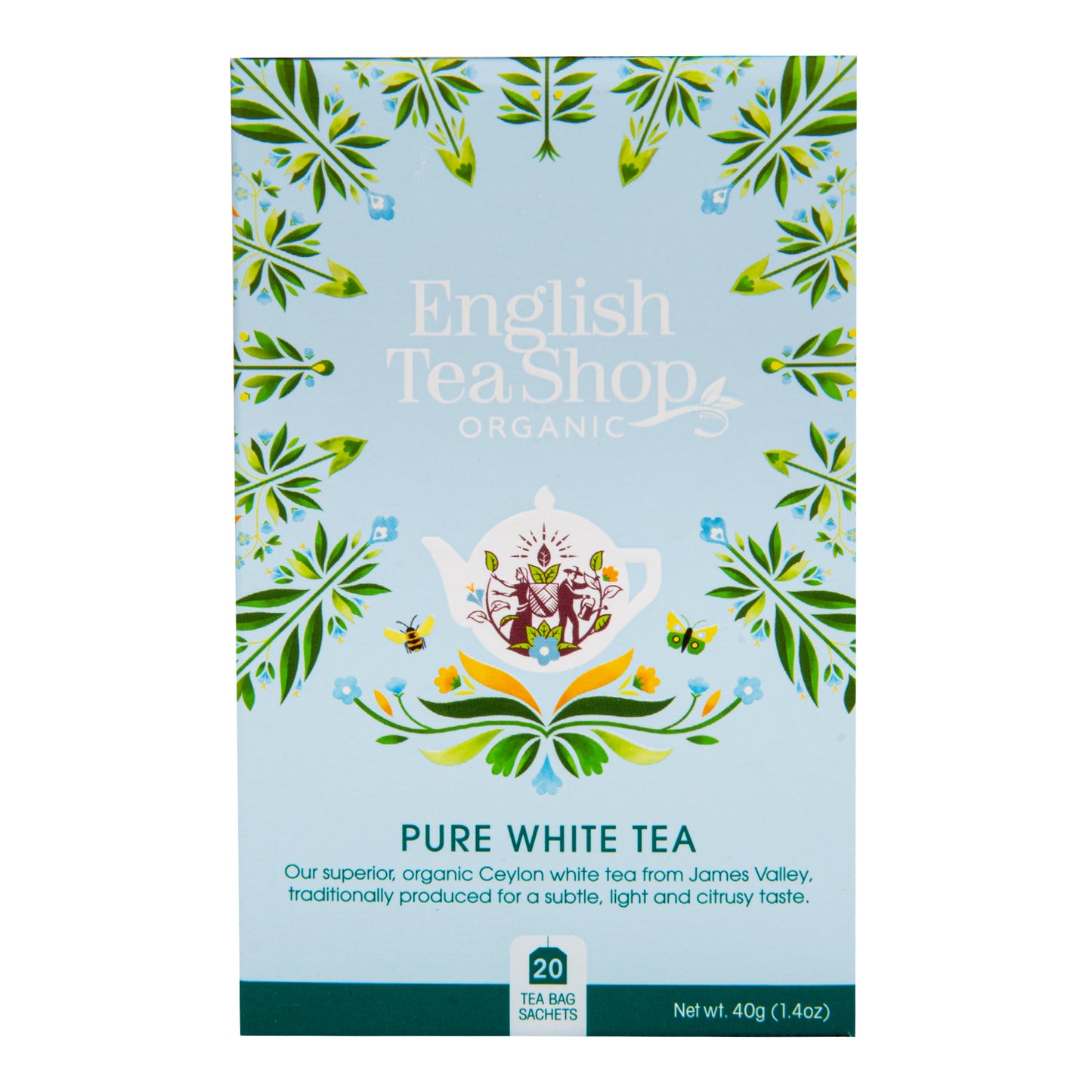 510329 Čaj Bílý 20 sáčků BIO ENGLISH TEA SHOP-1