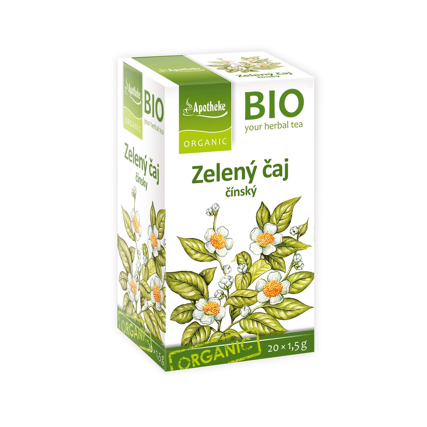 510404 Čaj Zelený 20 sáčků 30 g BIO MEDIATE-1