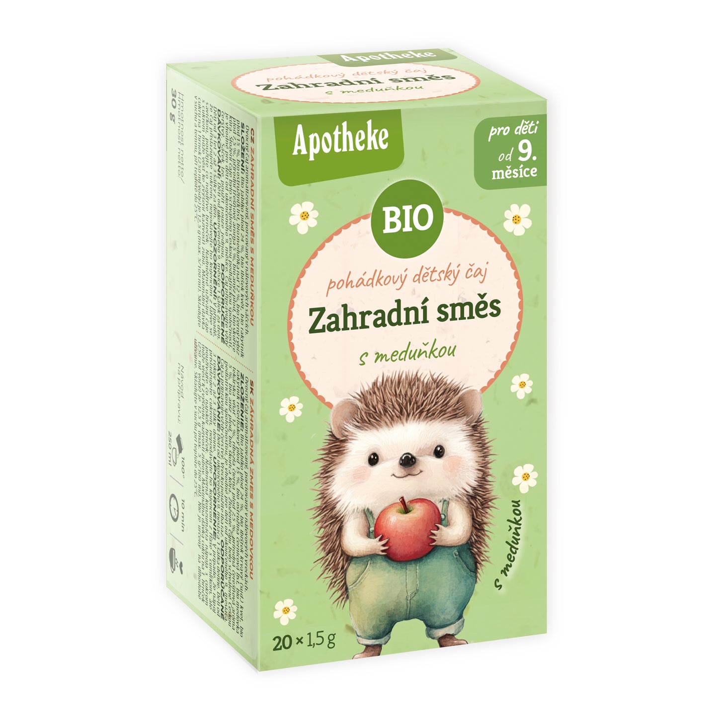 510582 Čaj dětský Zahradní směs s meduňkou 20 sáčků 30 g BIO MEDIATE-1