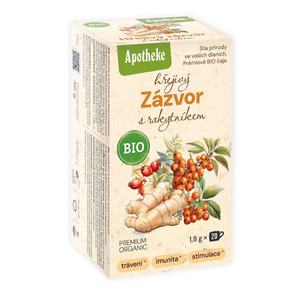 510605 Čaj Hřejivý zázvor s rakytníkem 20 sáčků 36 g BIO   MEDIATE-1