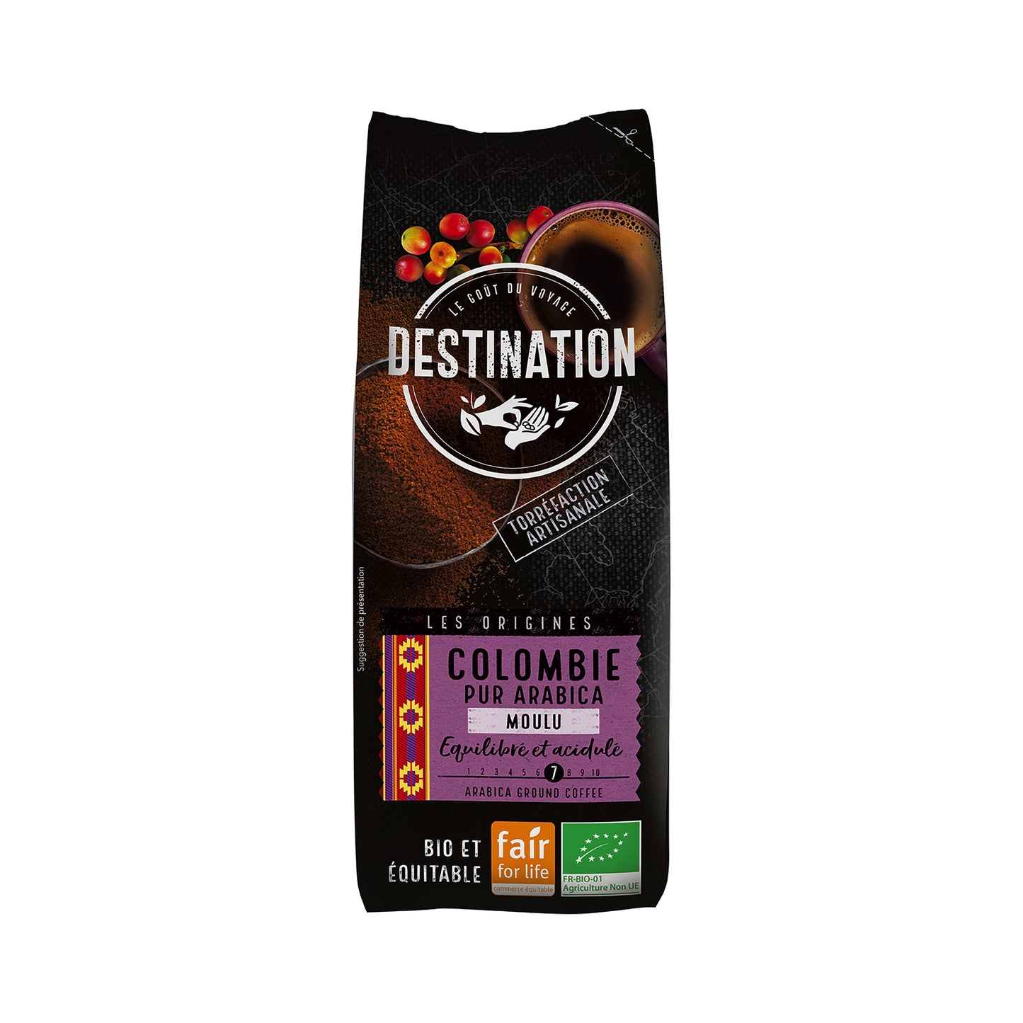 520041 Káva mletá Kolumbie 250 g BIO DESTINATION-1