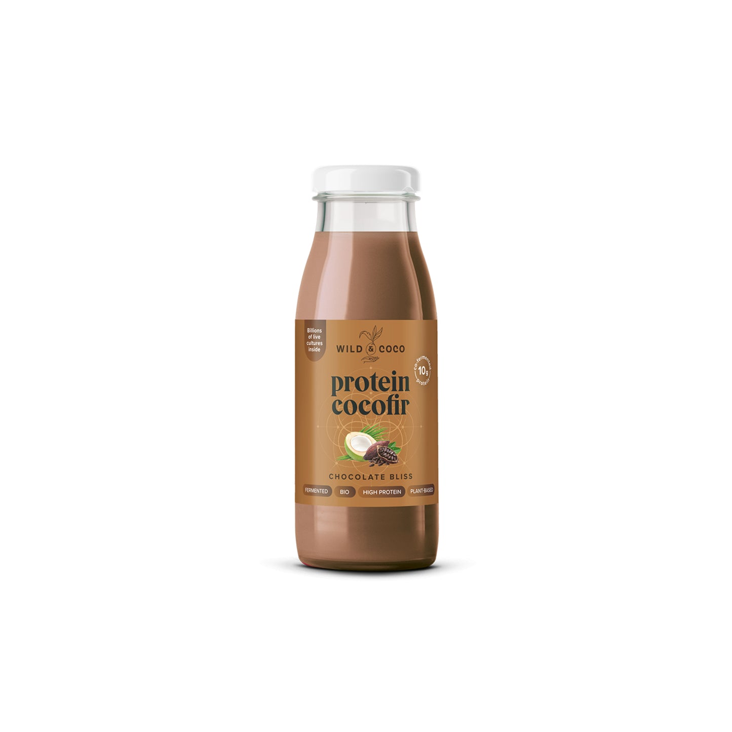 530091 Nápoj kokosový Protein Cocofir Chocolate Bliss 250 ml BIO WILD & COCO-1