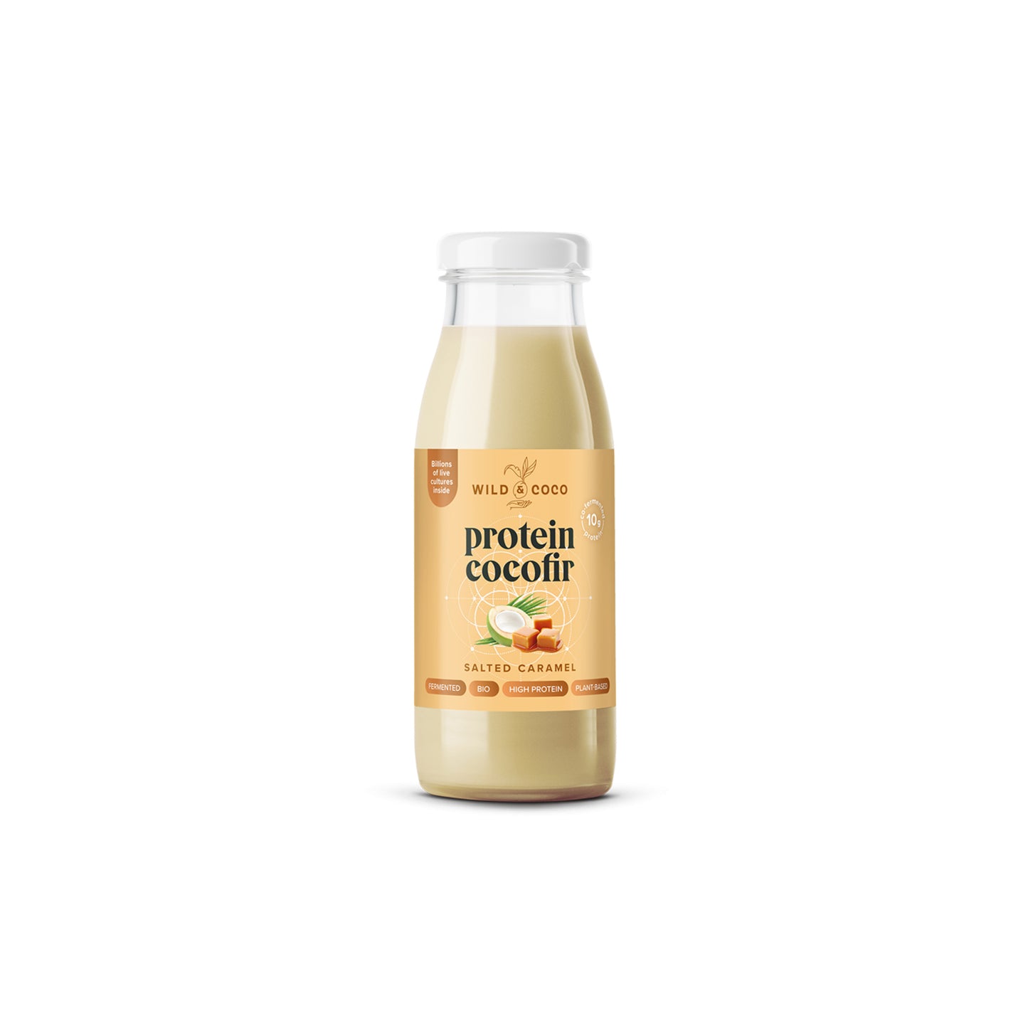 530095 Nápoj kokosový Protein Cocofir Salted Caramel 250 ml BIO WILD & COCO-1