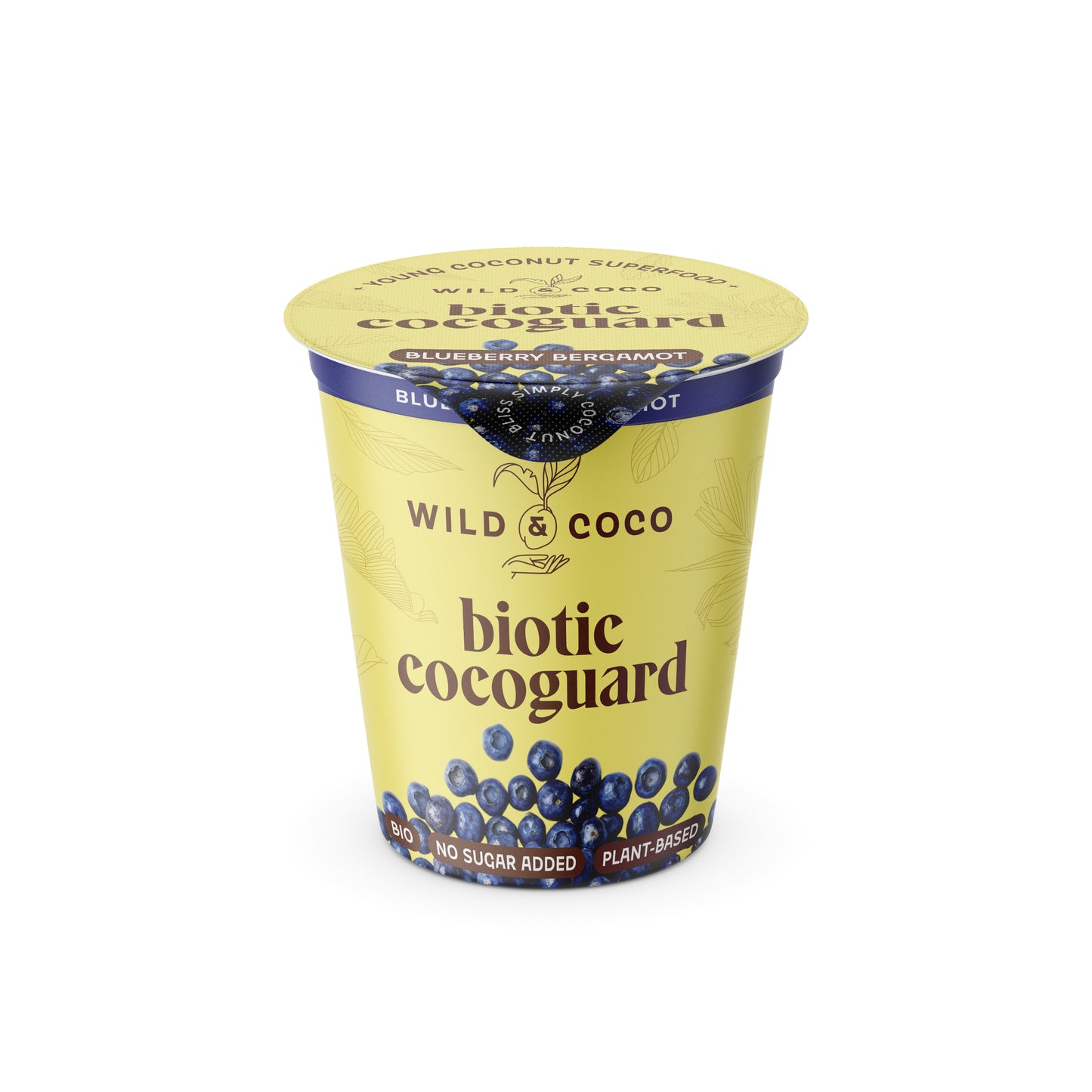 530098 Dezert kokosový Biotic Cocoguard Blueberry Bergamot 150 ml BIO WILD & COCO-1