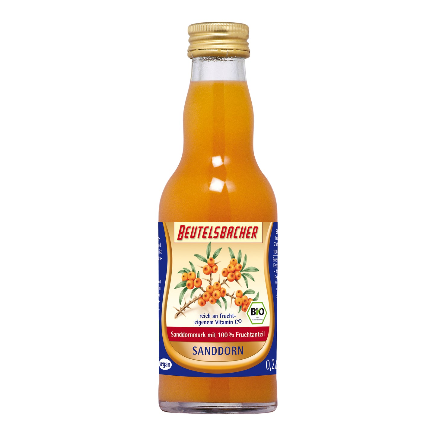 550182 Šťáva rakytníková 100 % 0,2 l BIO BEUTELSBACHER-1
