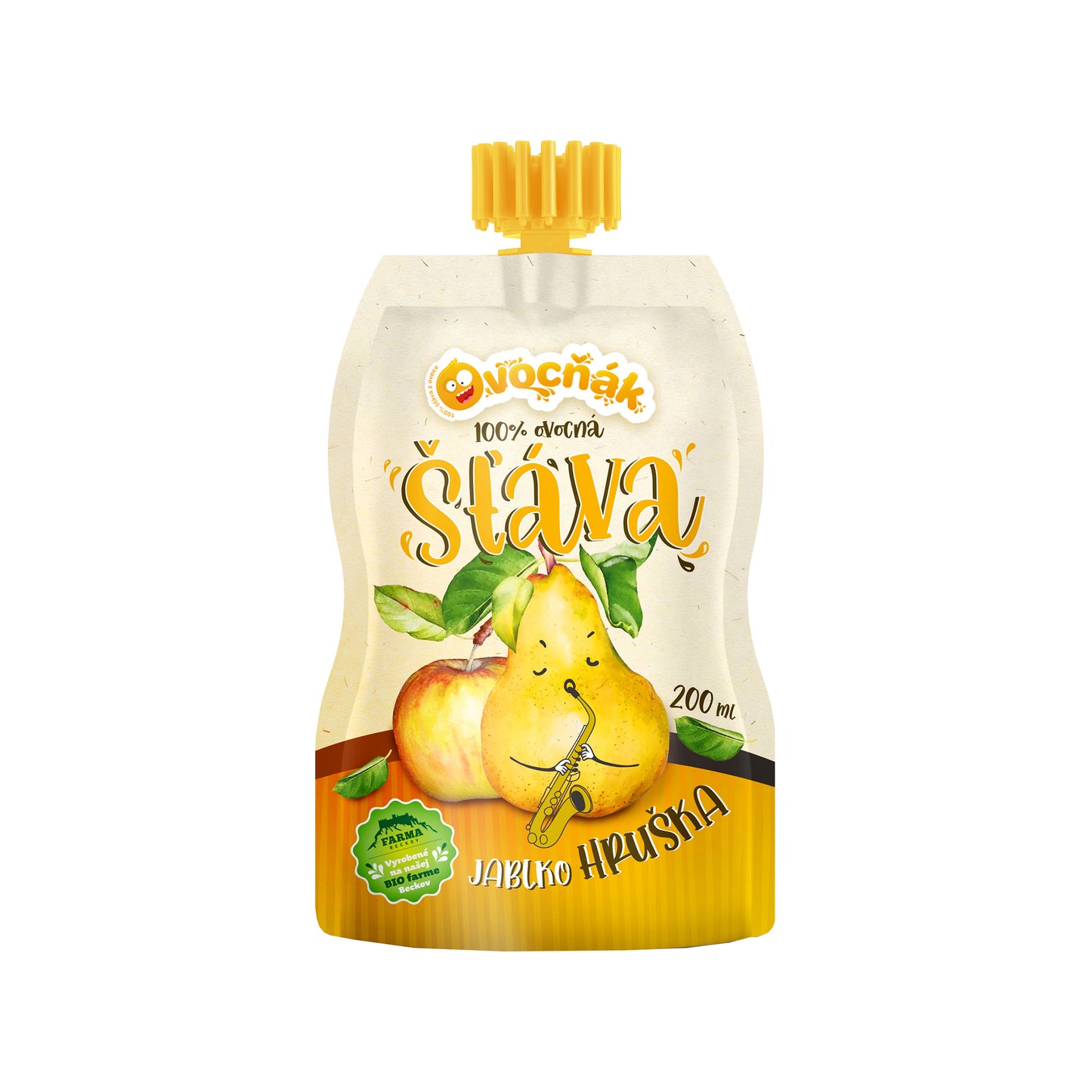 552103 Mošt ovocný jablko-hruška 200 ml OVOCŇÁK-1