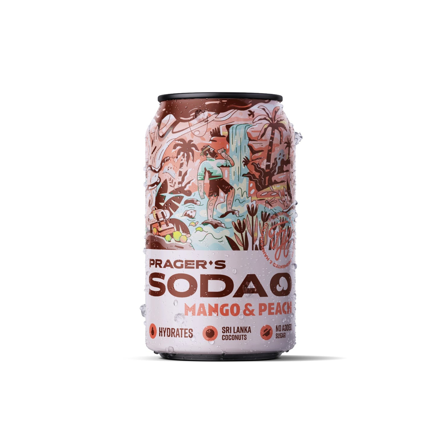 572074 Soda Mango a broskev 330 ml PRAGER'S-1