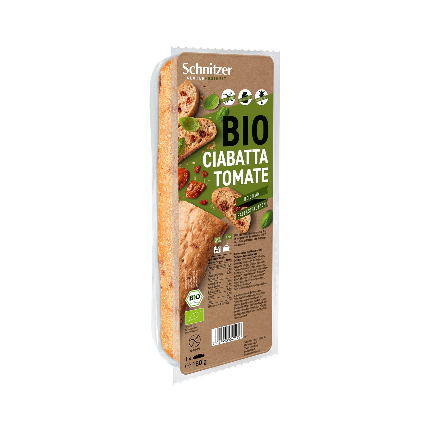 610099 Ciabatta s rajčaty bezlepková 180 g BIO SCHNITZER-1