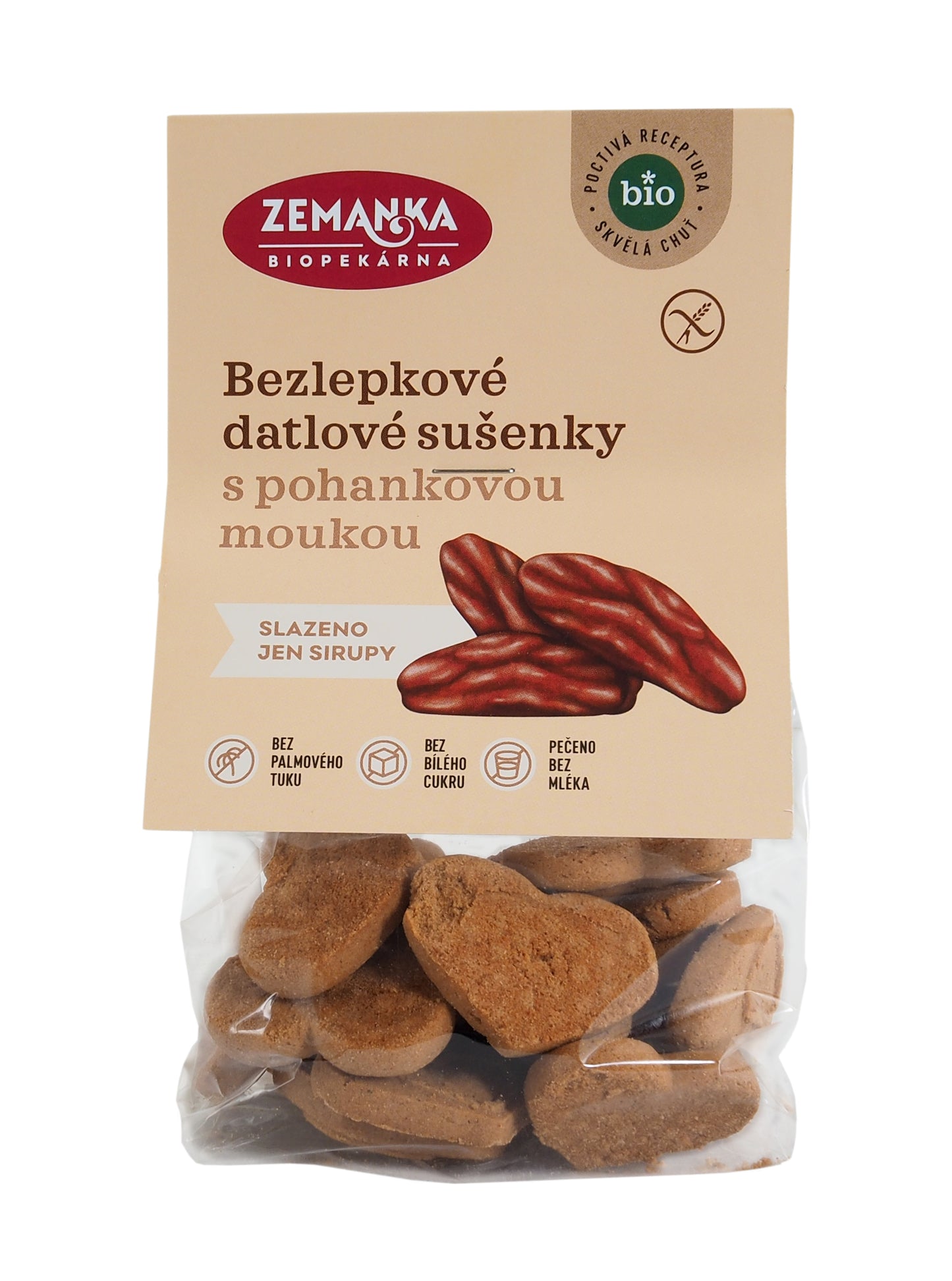 630171 Sušenky pohankovo - datlové bezlepkové 100 g BIO ZEMANKA-1