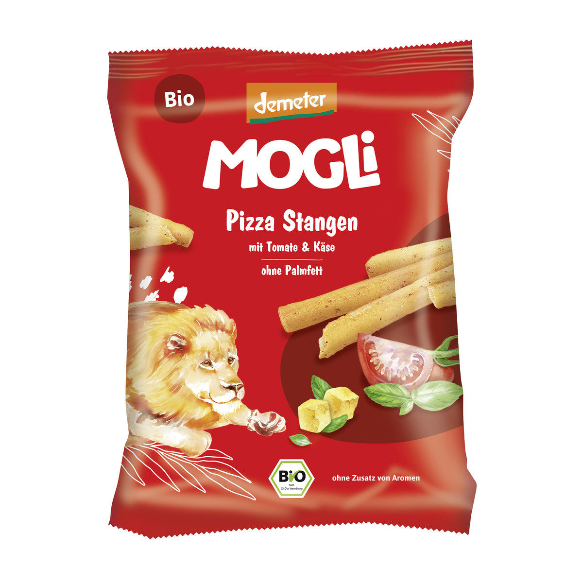 630431 Pizza tyčinky se sýrem a olivovým olejem dětské 75 g BIO MOGLI