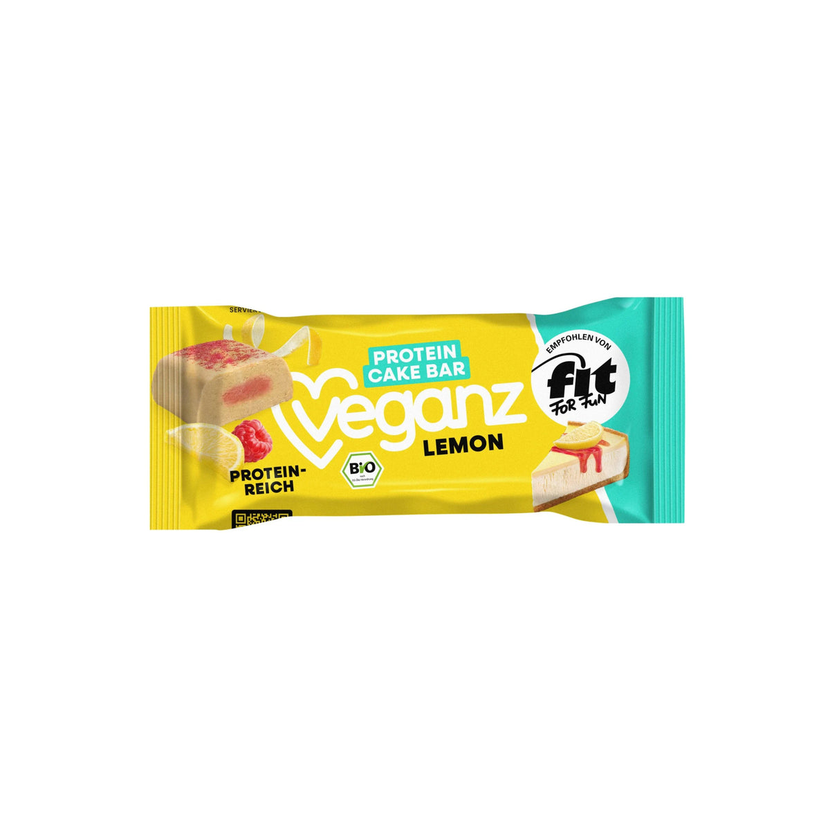 630436 Tyčinka proteinová Cake bar Lemon 45 g BIO VEGANZ-1