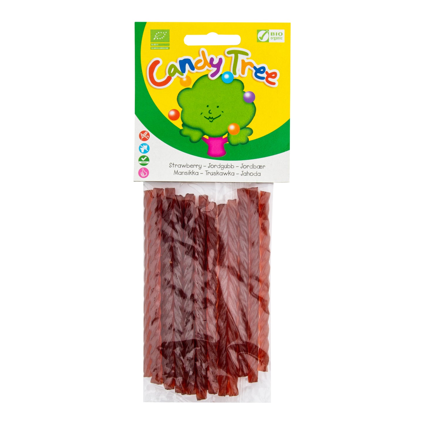 660086 Tyčinky s příchutí jahod 75 g BIO   CANDY TREE-1