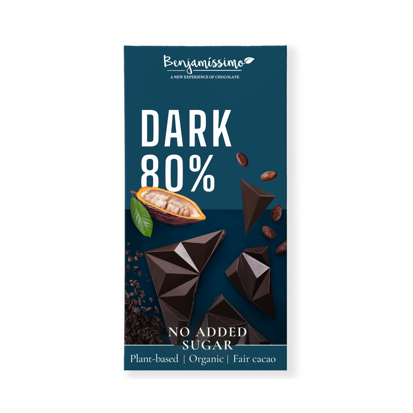 665344 Čokoláda tmavá 80 % bez přidaného cukru 60 g BIO BENJAMÍSSIMO-1