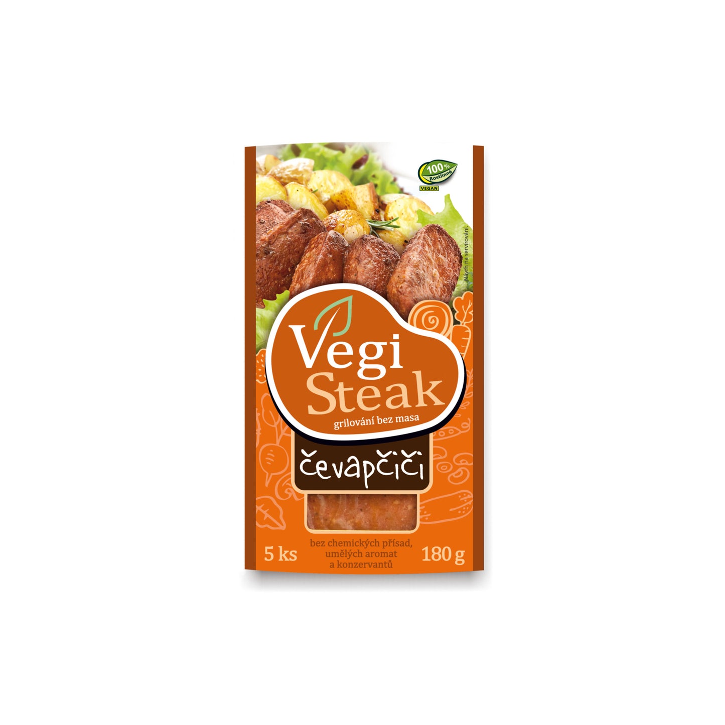 712092 Čevapčiči veganské 180 g VETO ECO-1
