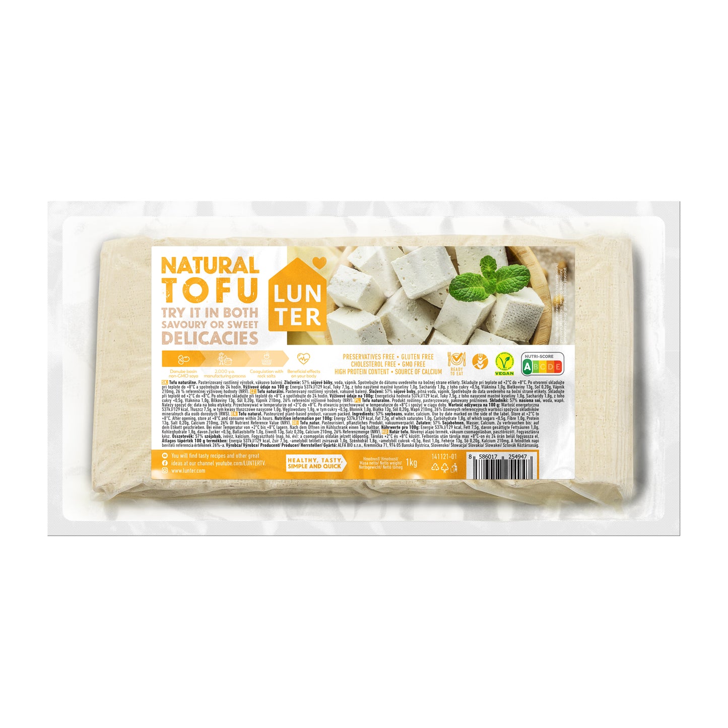 713094 Tofu natural 1000 g LUNTER-1