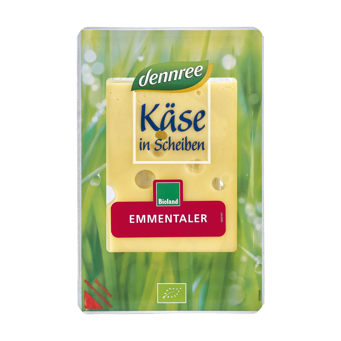 720211 Sýr ementál bez laktózy 125 g BIO DENNREE-1