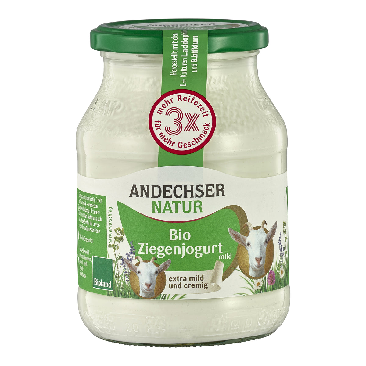 720262 Jogurt kozí bílý 3,5 % tuku 500 g BIO Andechser Natur
