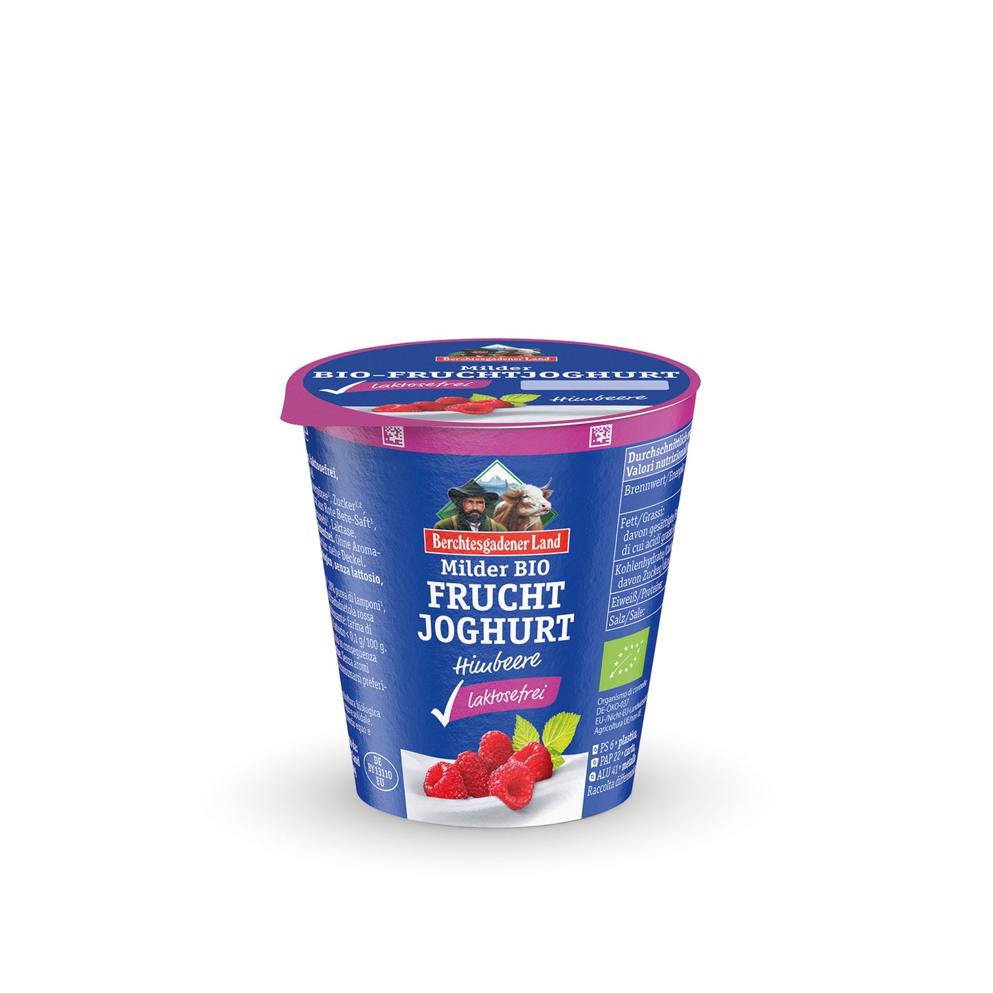 721171 Jogurt malinový bez laktózy 150 g BIO BGL-2