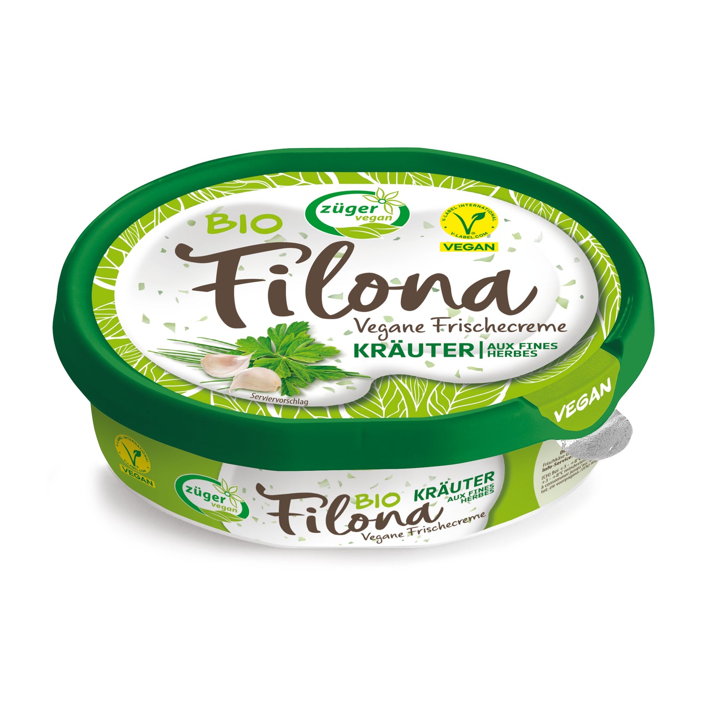 750016 Pomazánka veganská s bylinkami Filona 150 g BIO ZÜGER-1