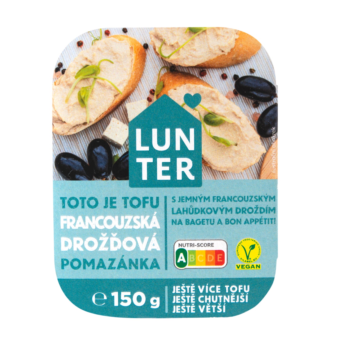 752084 Pomazánka Francouzská drožďová 150 g LUNTER-1