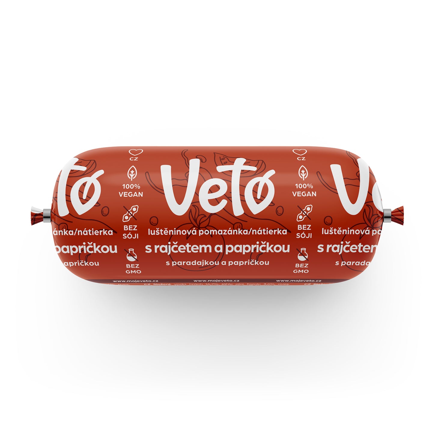 752094 Pomazánka s rajčetem a papričkou 100 g   VETO ECO-1