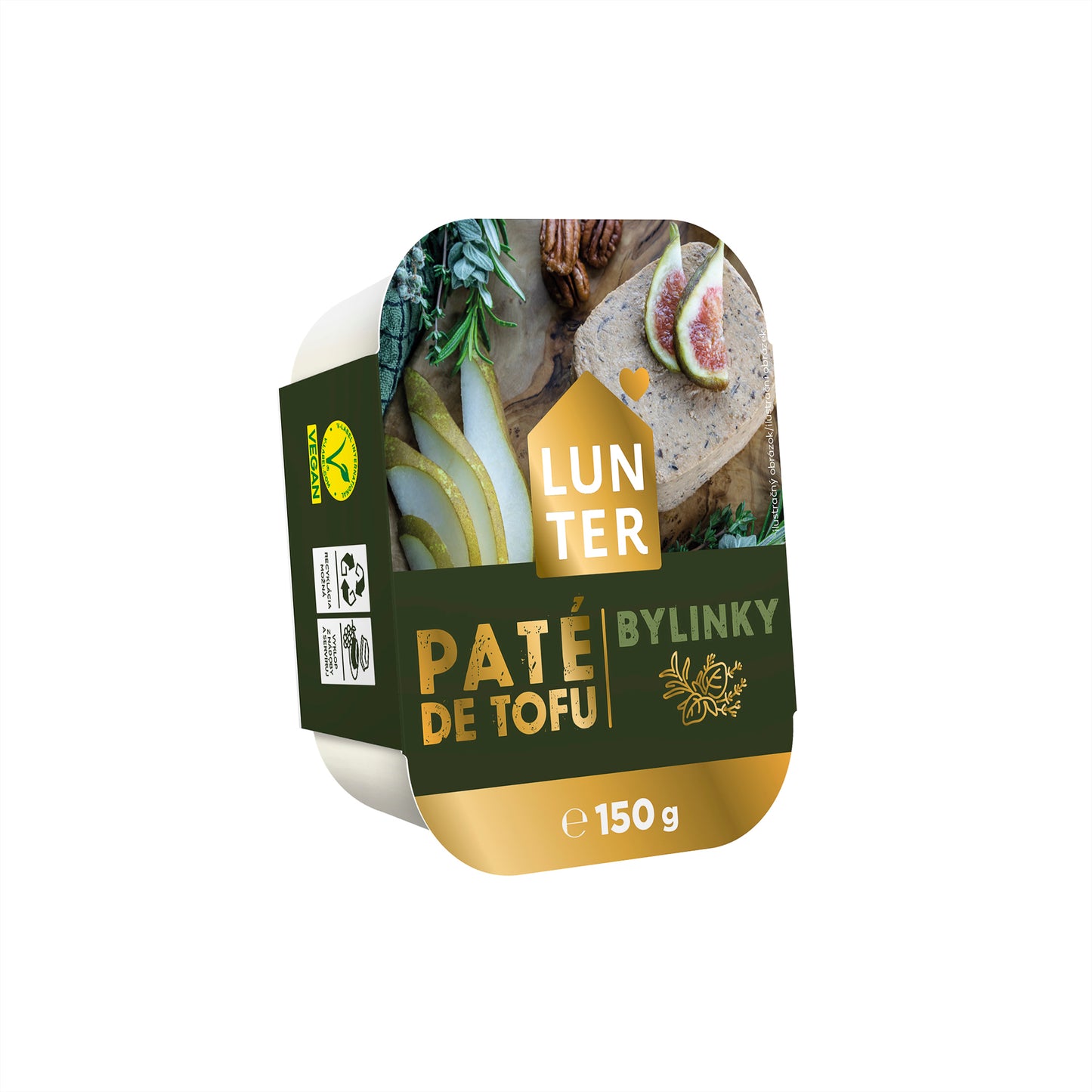 752105 Paté z tofu s bylinkami 150 g   LUNTER-1