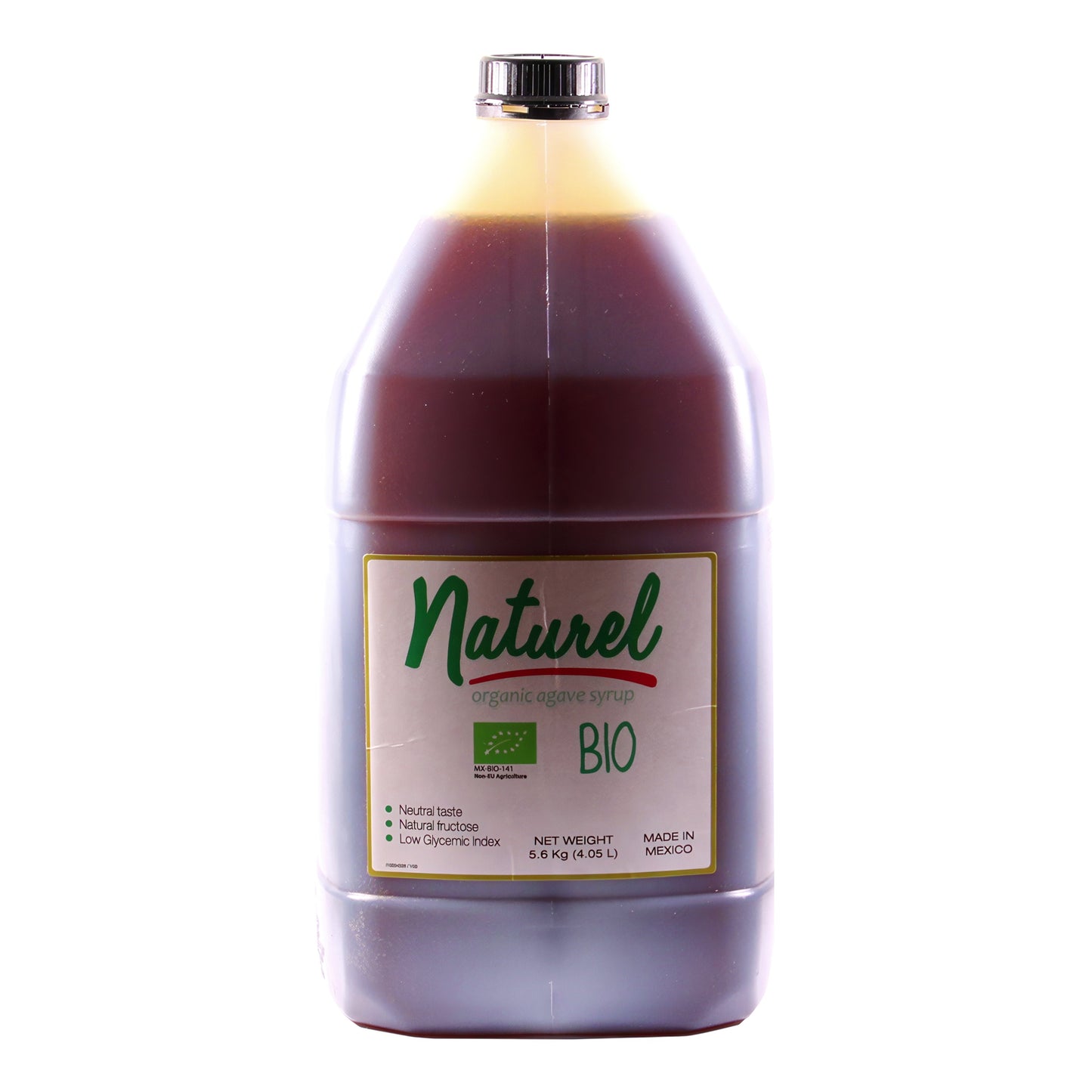 420166 Sirup z agáve tmavý 5 l/7 kg BIO NATUREL WEST-1