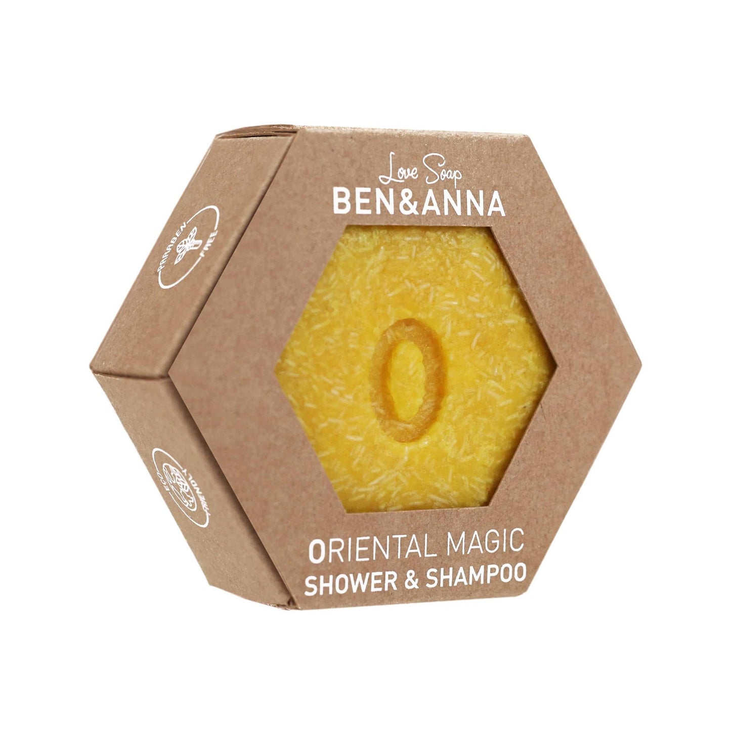 900076 Šampon vyživující tuhý na vlasy i tělo 2v1 Kouzlo orientu 60 g BEN & ANNA-1