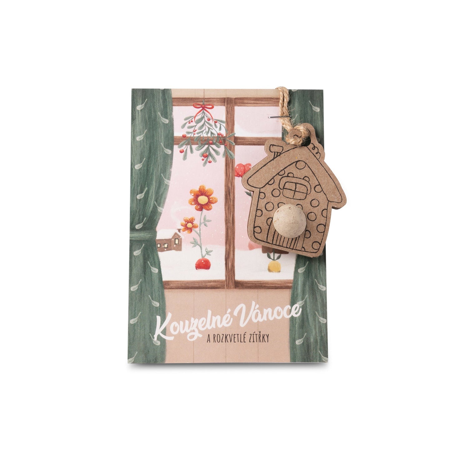 900100 Bomba semínková - Vánoční ozdoba - Kouzelné Vánoce 1 ks BLOSSOMBS -1