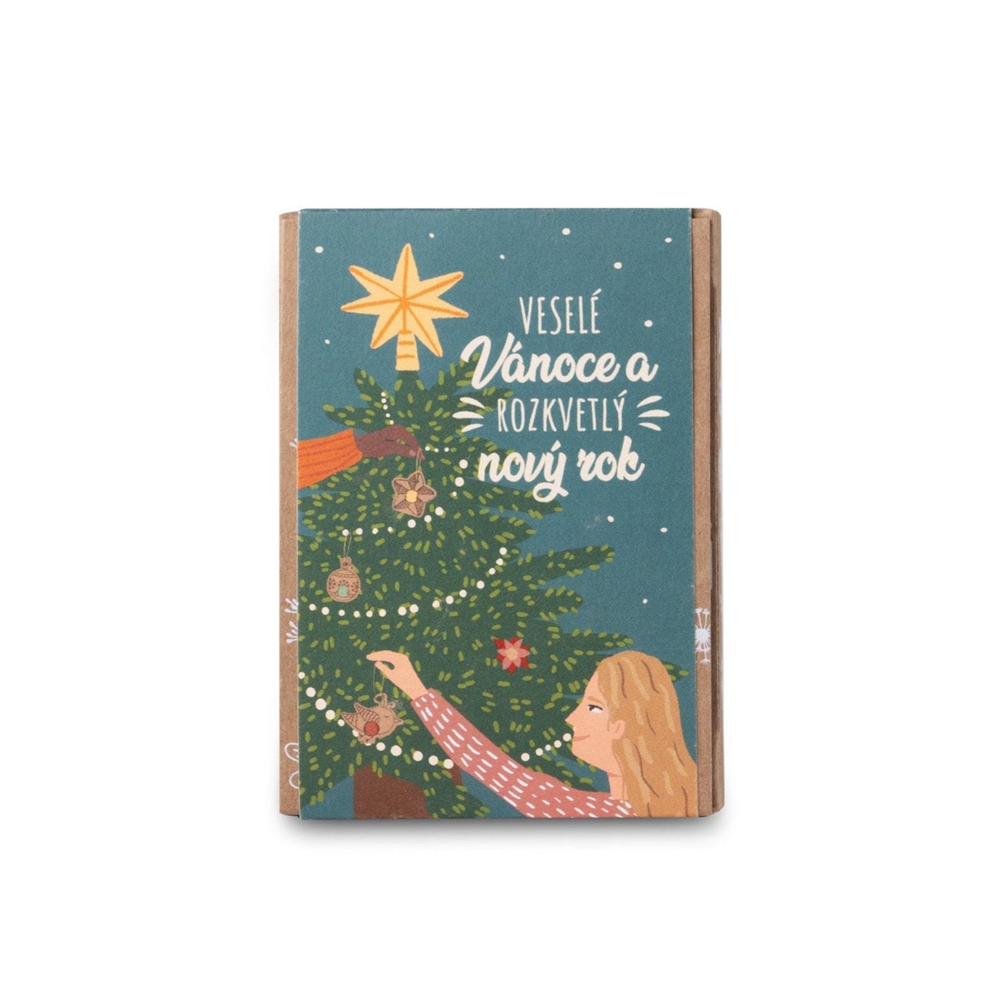 900108 Bomby semínkové - Dárková sada mini - Veselé Vánoce 4 ks BLOSSOMBS-1