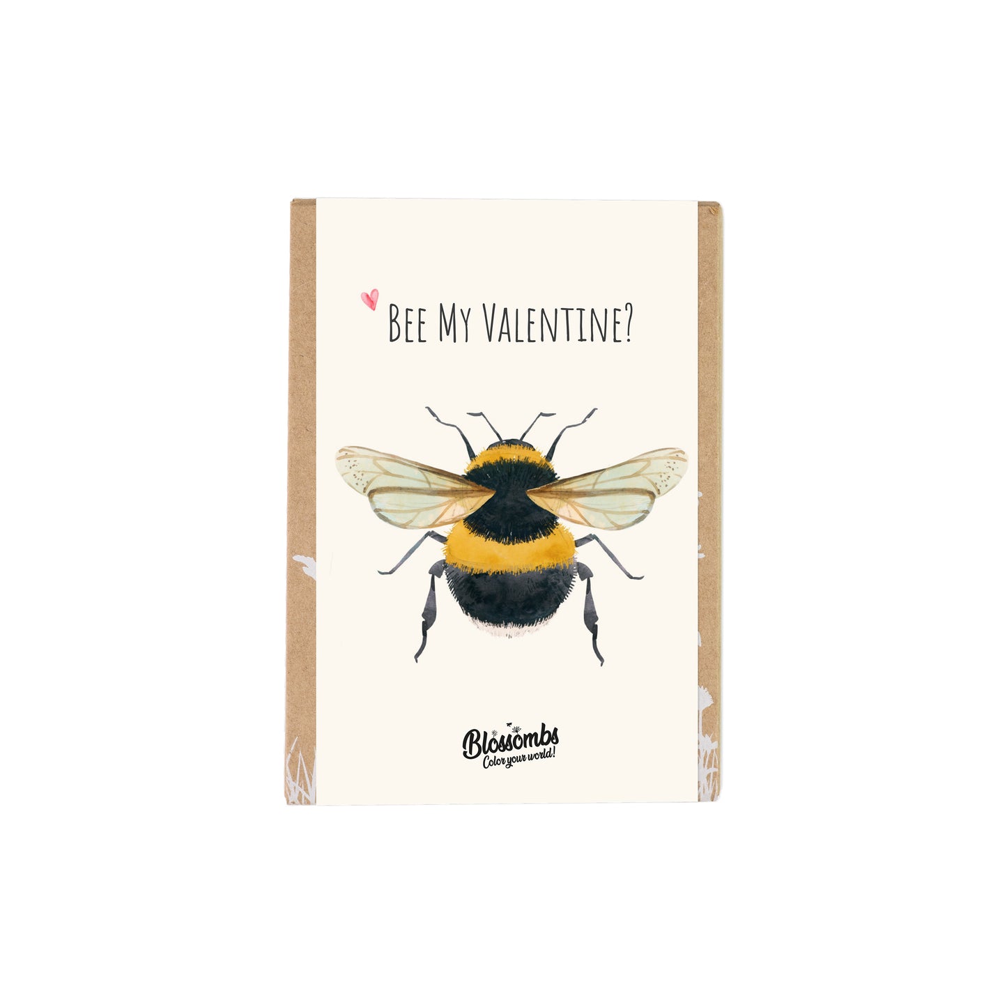 900109 Bomby semínkové - Dárková sada mini "Bee my Valentine" - Včelka 4 ks BLOSSOMBS-1