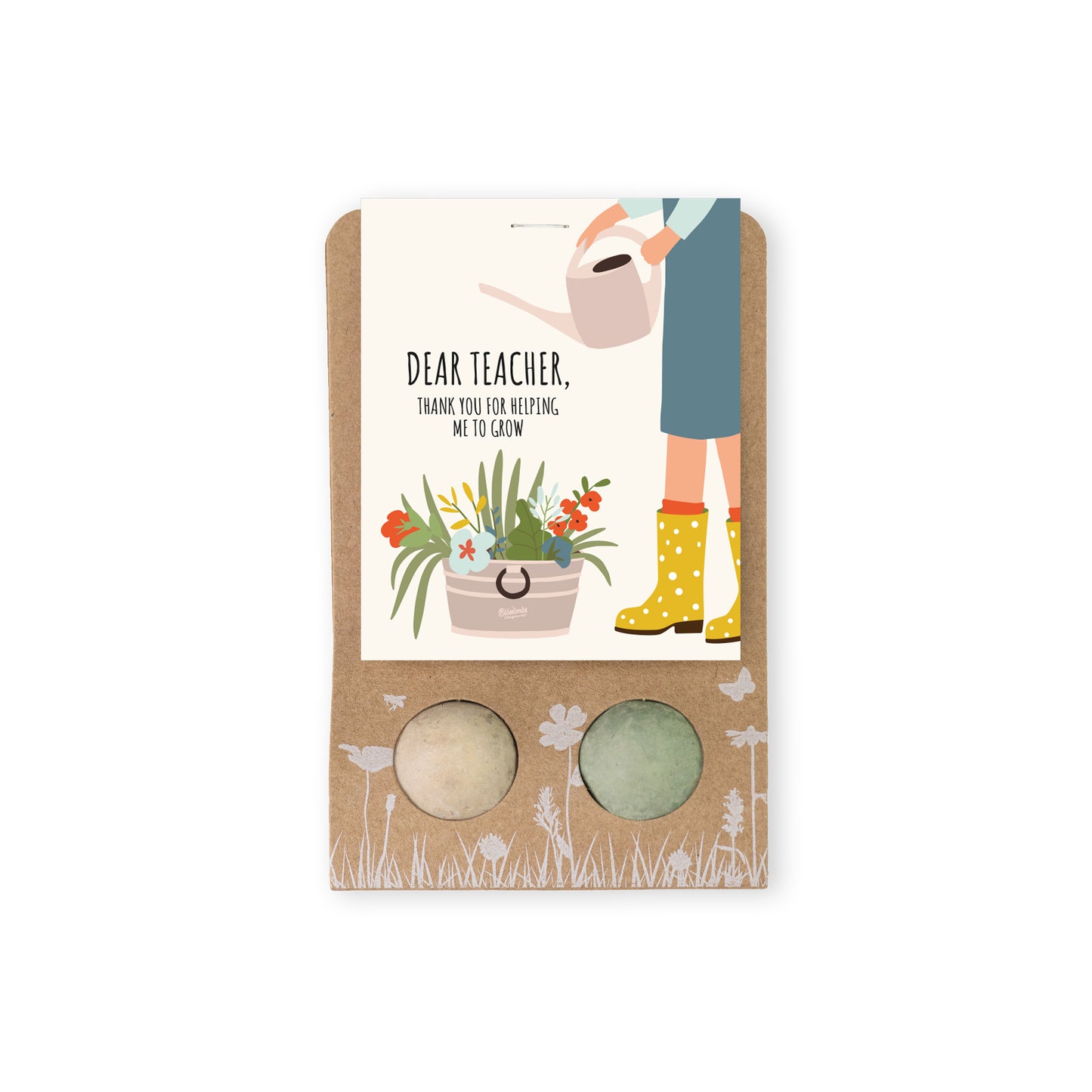 900129 Bomby semínkové - Drobný dáreček pro učitele - Květiny 2 ks BLOSSOMBS-1