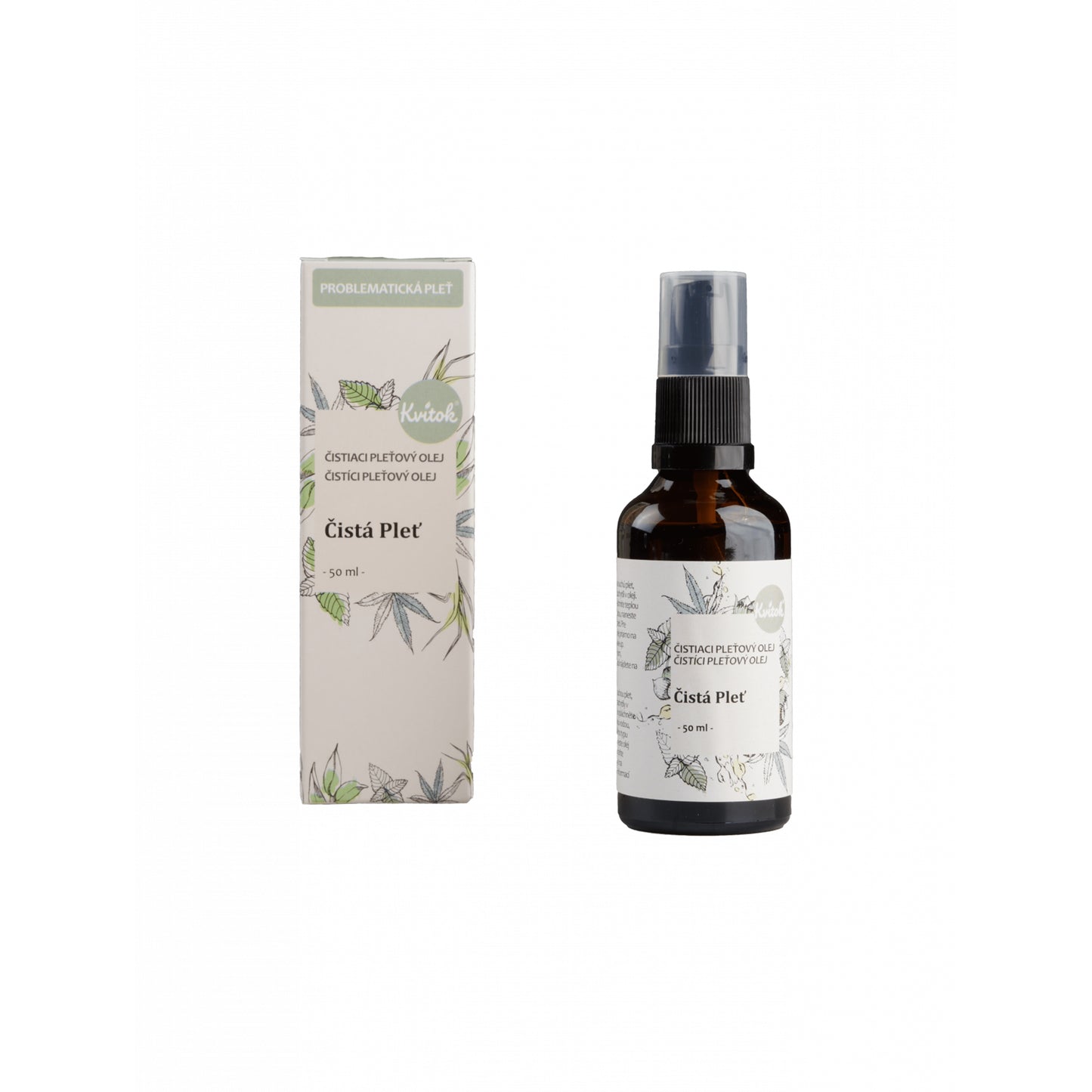900300 Olej čisticí Čistá pleť pro problematickou pokožku 50 ml KVITOK-1