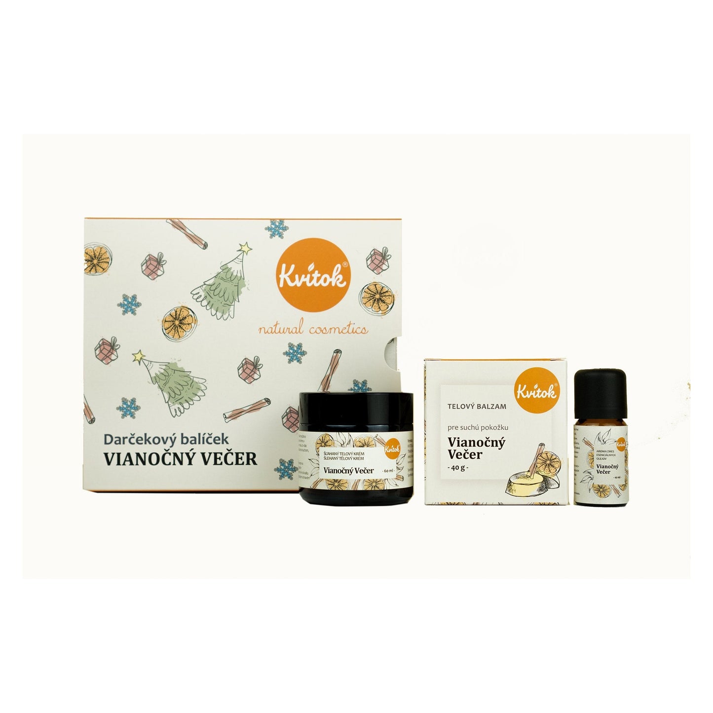 900308 Balíček dárkový kosmetický Vánoční večer KVITOK-1