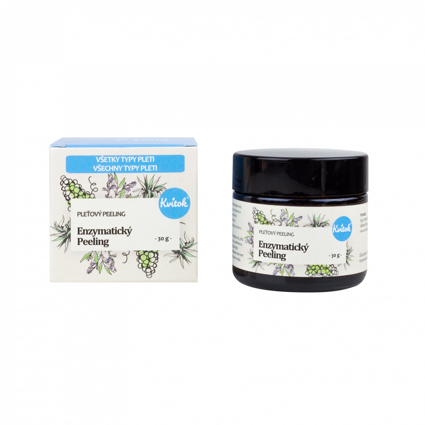 900317 Peeling enzymatický pro všechny typy pleti 30 ml KVITOK-1