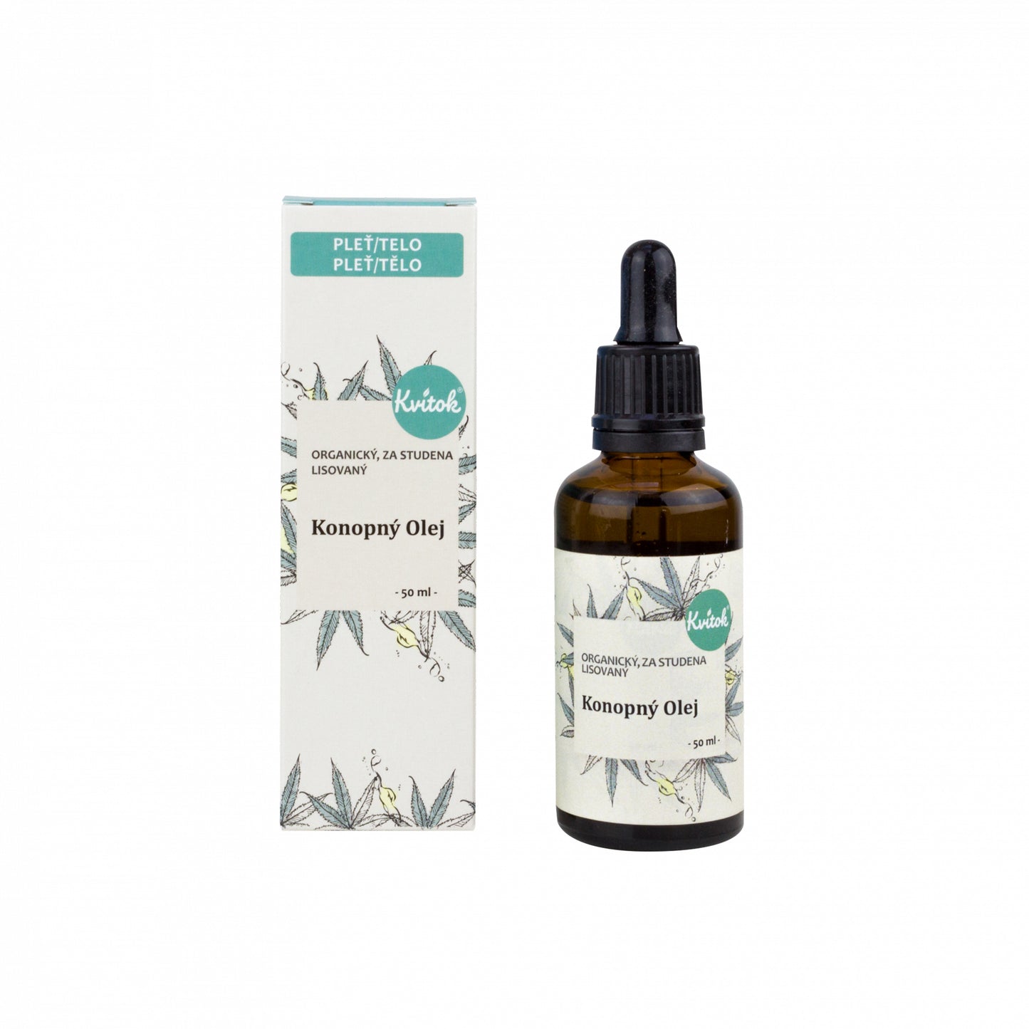 900333 Olej konopný pleťový nerafinovaný 50 ml KVITOK-1