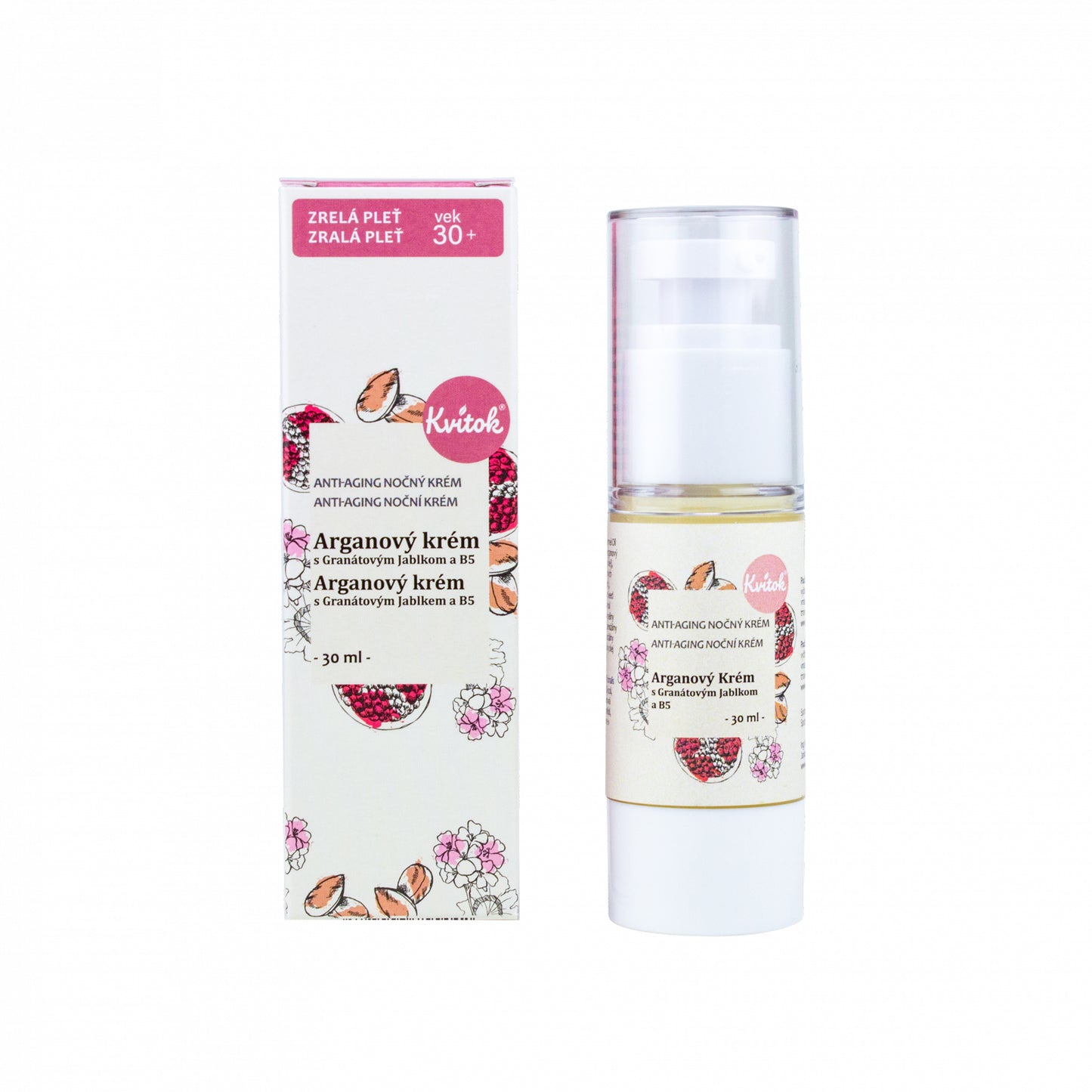 900348 Krém oční arganový pro zralou pleť 30+ 30 ml KVITOK-1