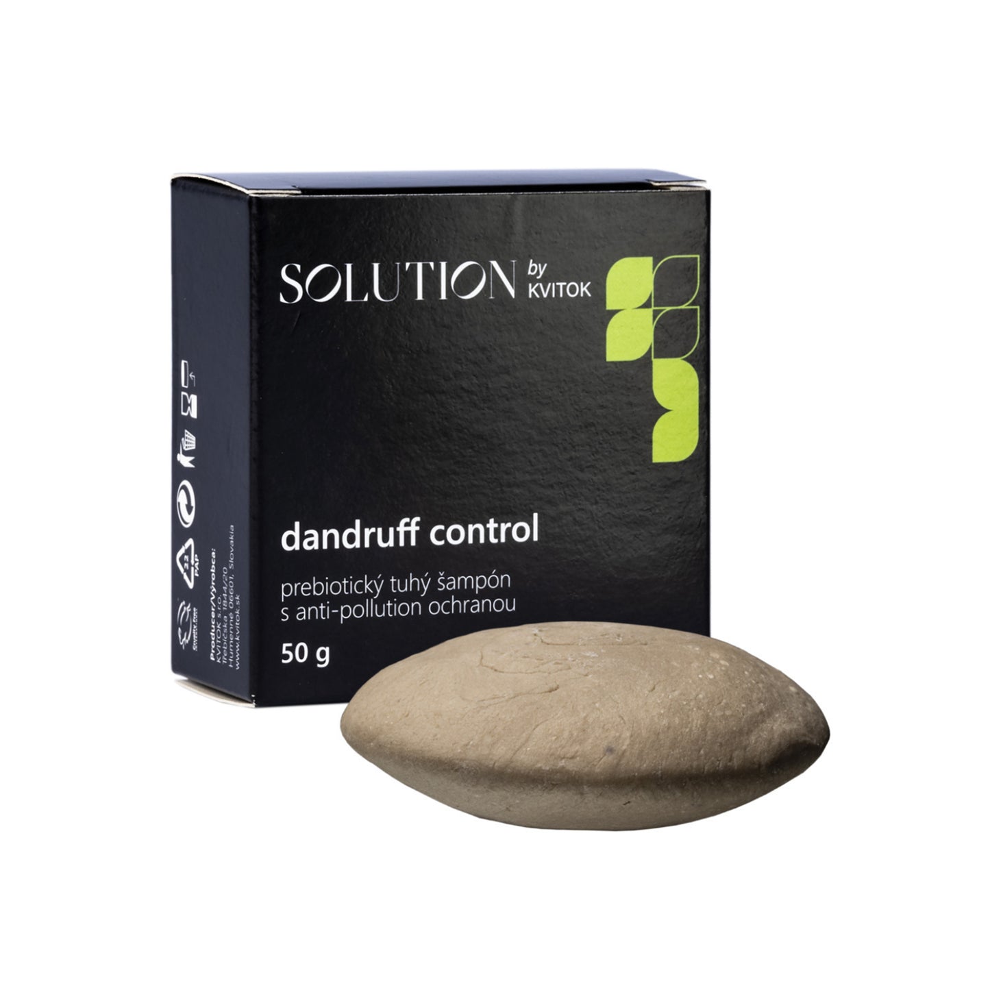 900430 Šampon tuhý prebiotický s anti-pollution ochranou Dandruff Control Solution 50 g KVITOK-1